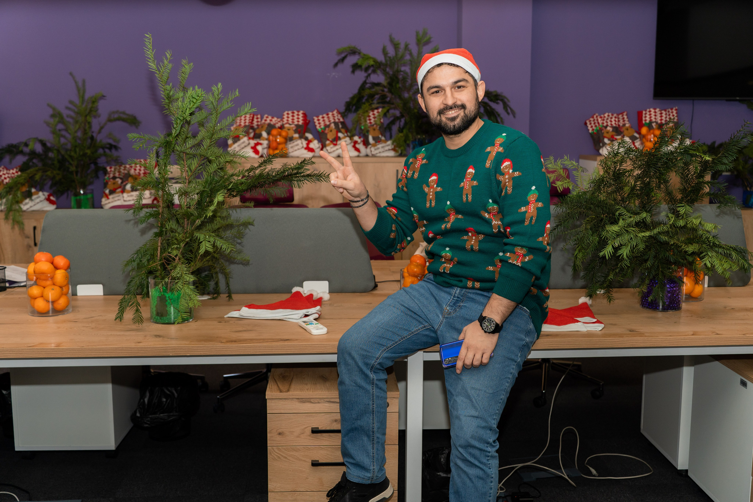 Azəronline şirkətinin yeni il korporativi. Fotoqraf Vəli Məmmədov