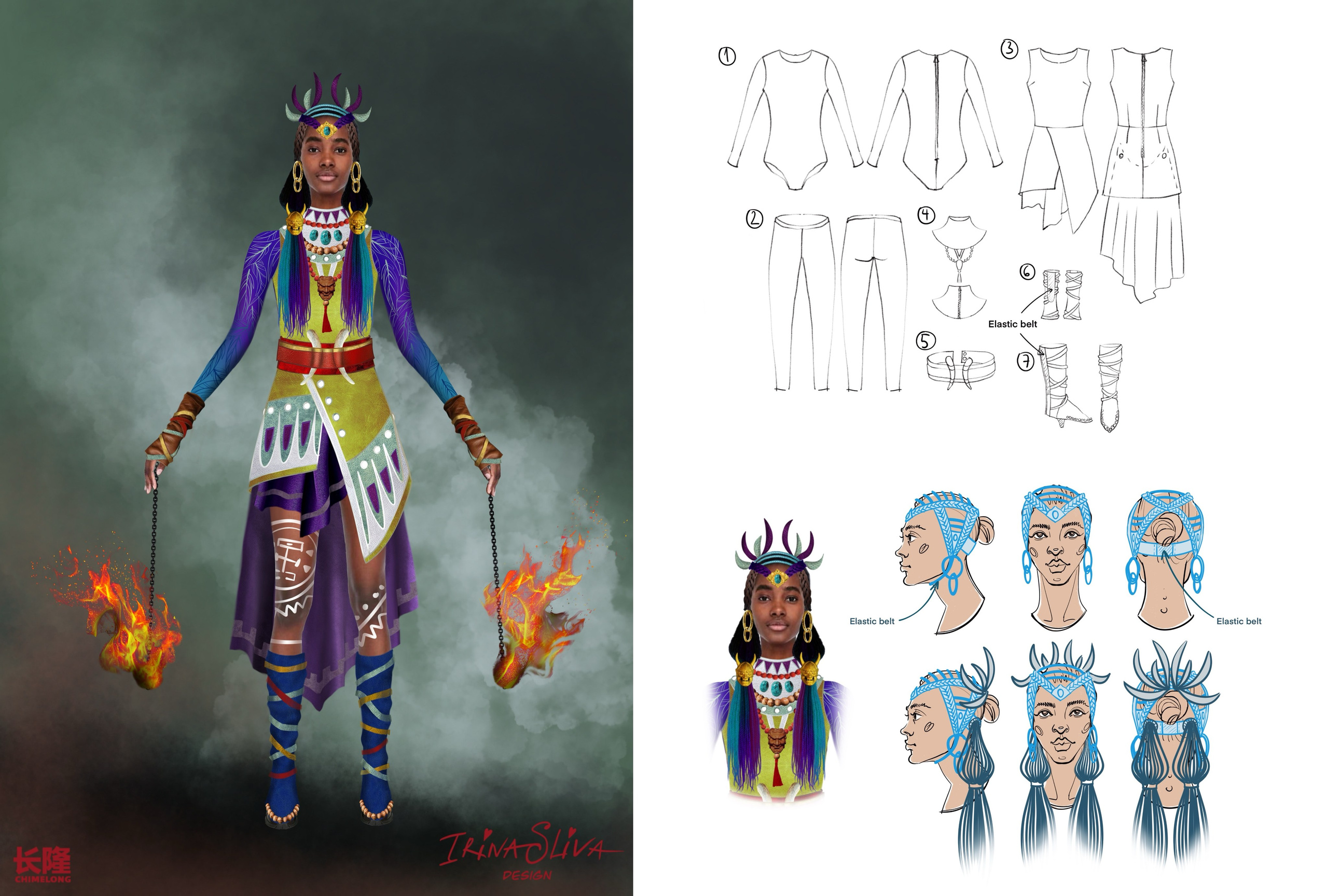 PARADES. Costume Design for Theme Parks & Live Performances | Character & Parade & Stage Costumes | 2D & 3D Costume Illustrations