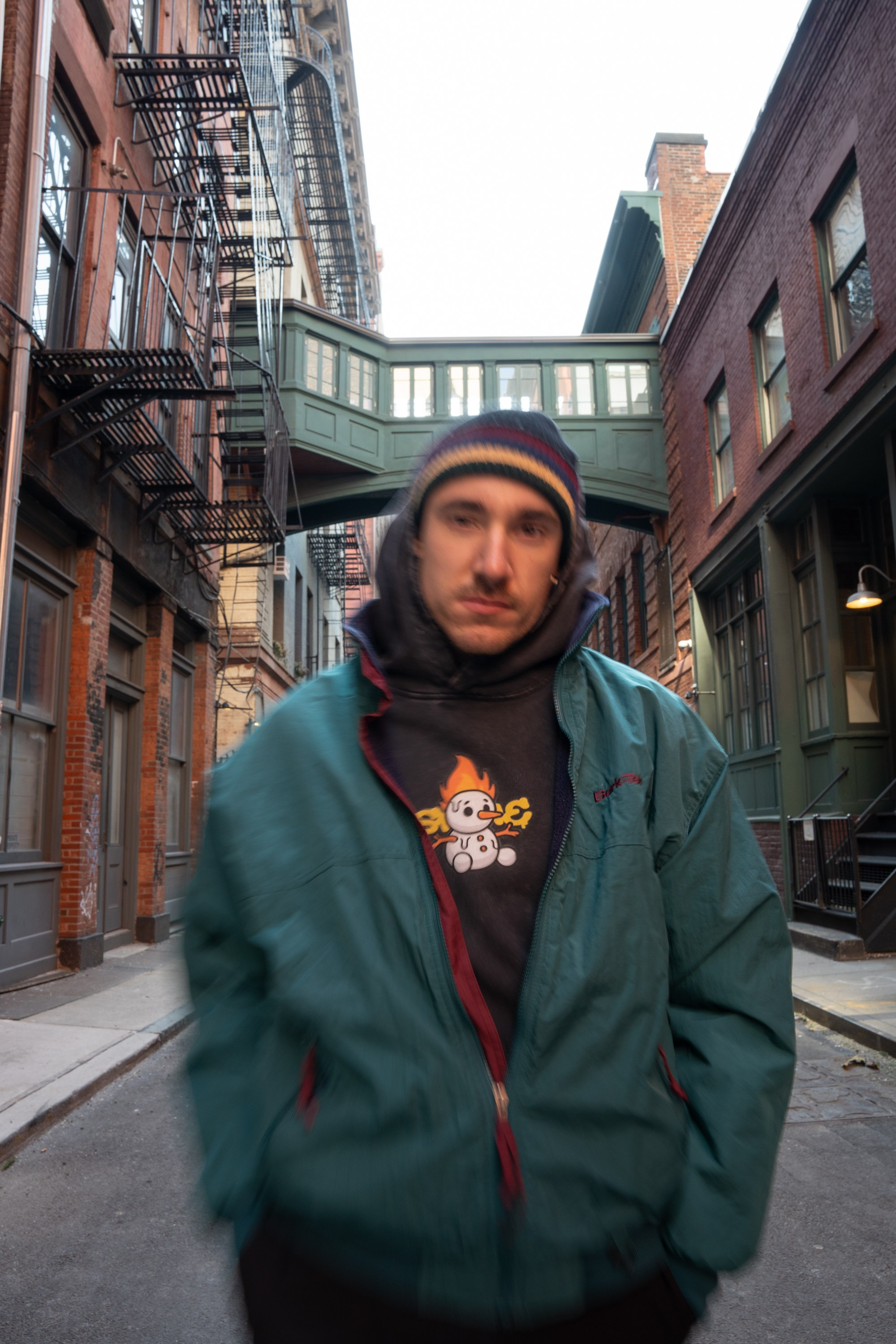 Advertising photo shoot for a clothing brand. Portrait and wedding photographer in New York