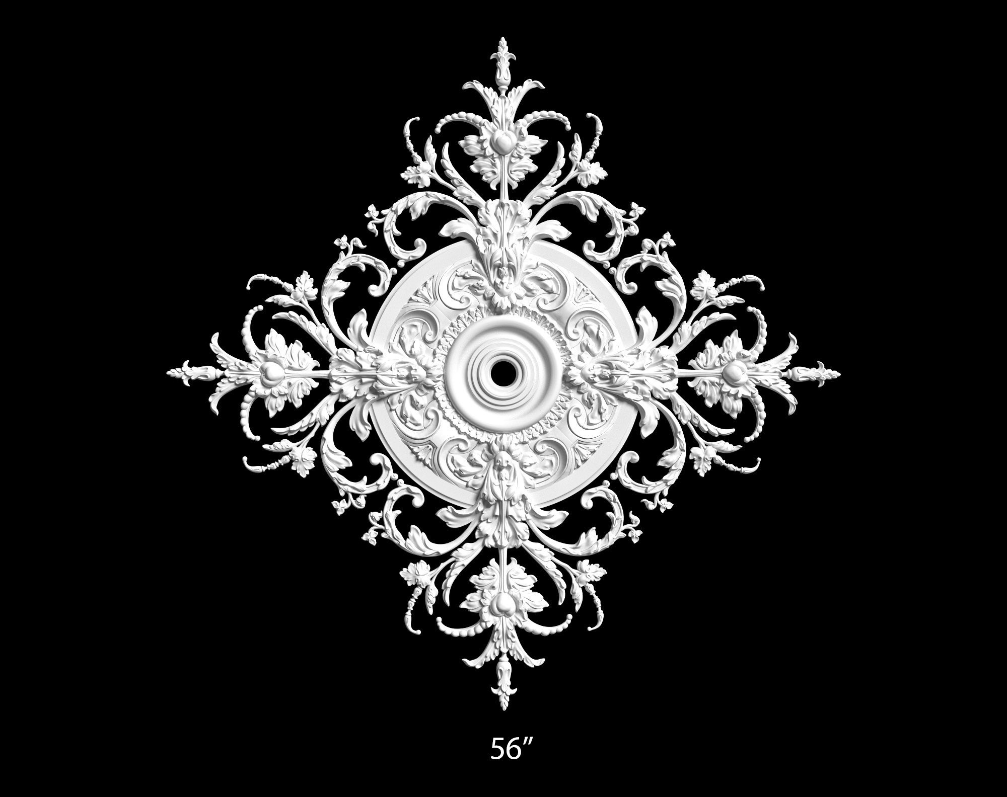 Medallions. Plaster molding