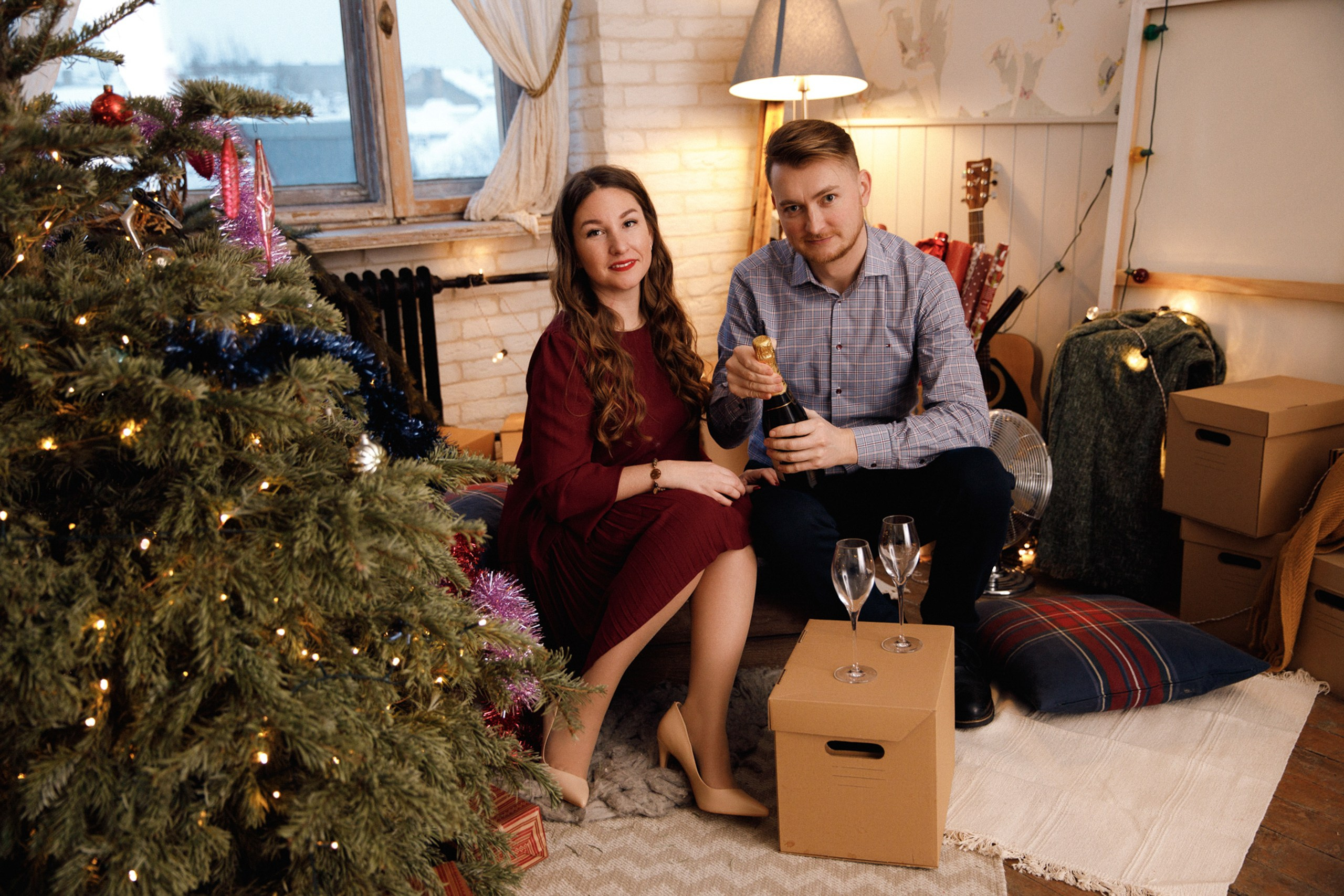 Christmas and New Year photo sessions in Riga, Latvia in studio. Evgeny Timofeyev | Wedding & Content photographer and videographer