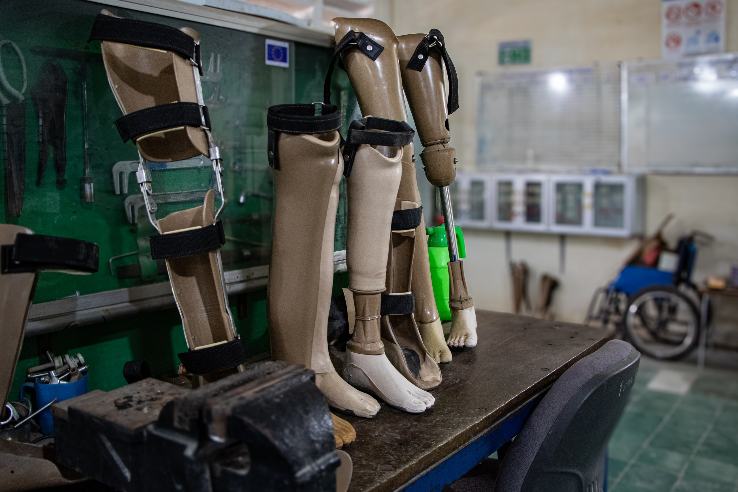 Ateliers de prothèses.