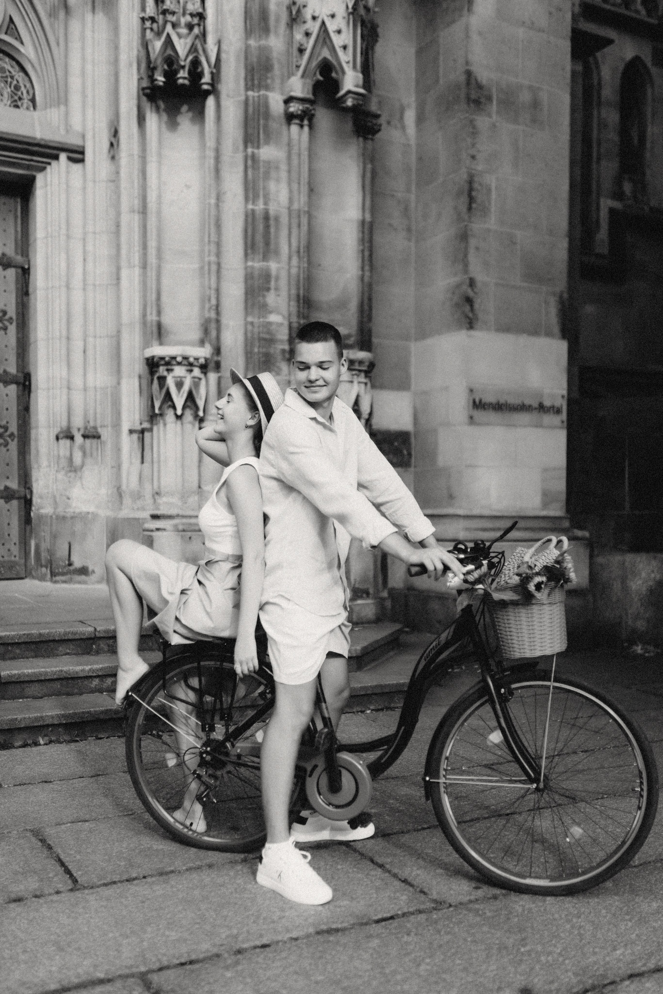 Fahrradliebe. Семейный фотограф Лейпциг, Германия