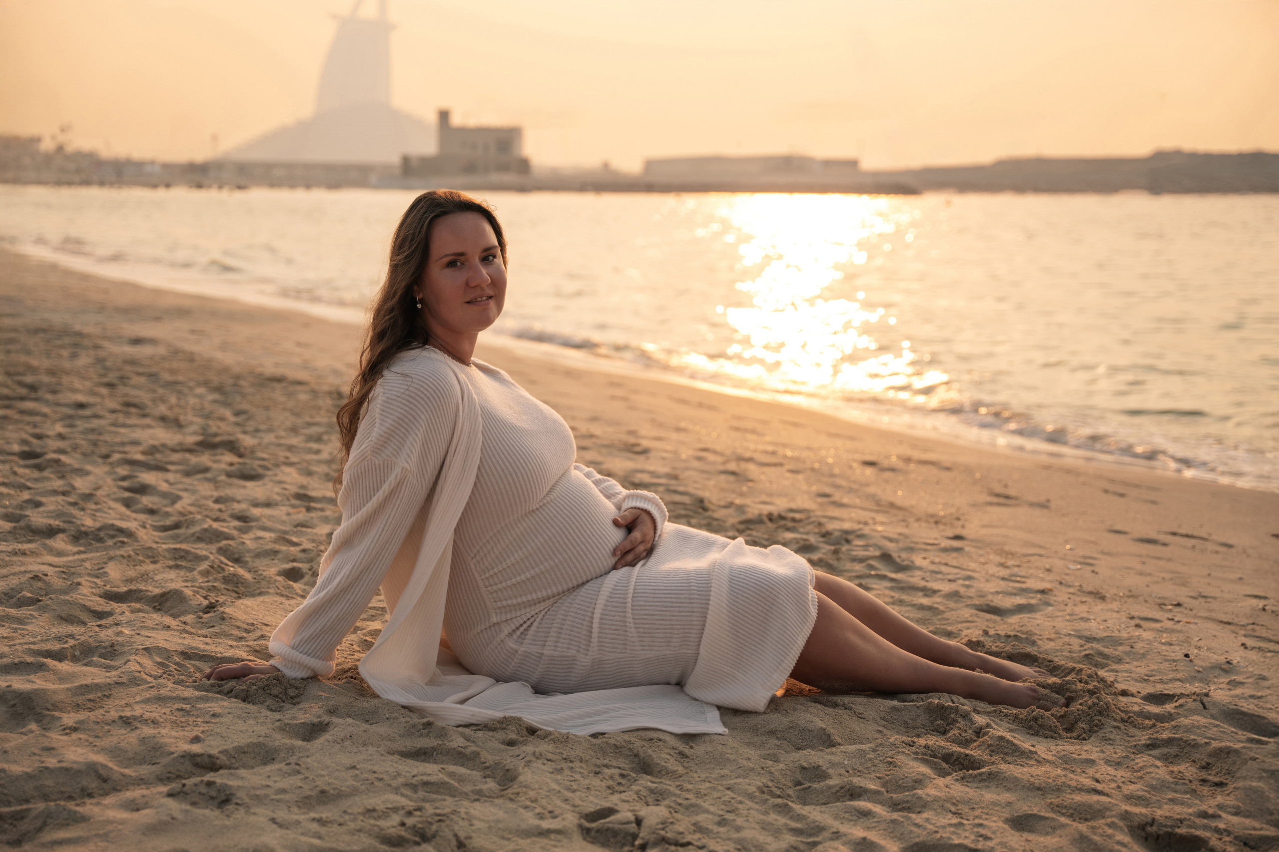 Beach sunset. Angela Iakovleva — Family Photographer in Dubai