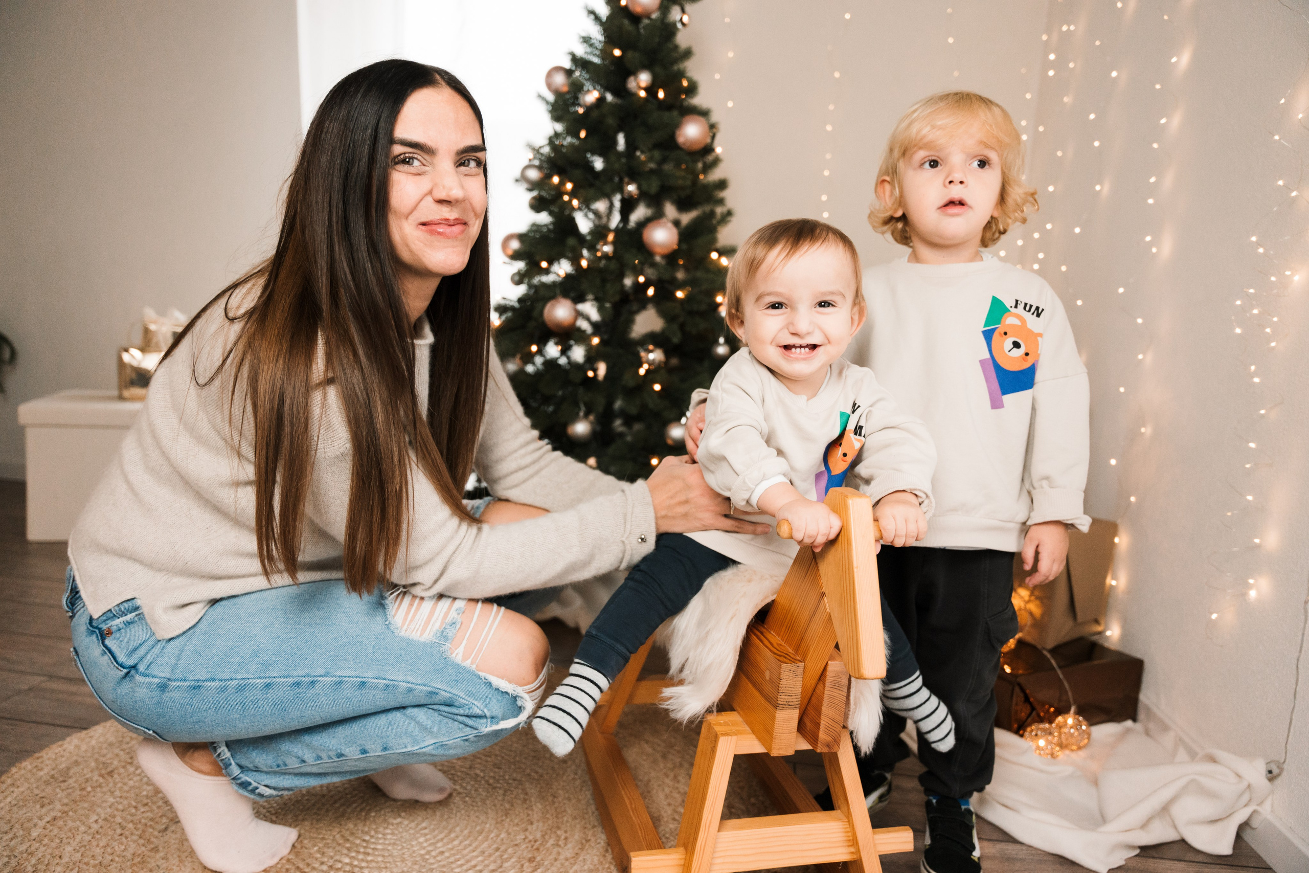 Christmas Studio Photoshoot. Elena Seewald