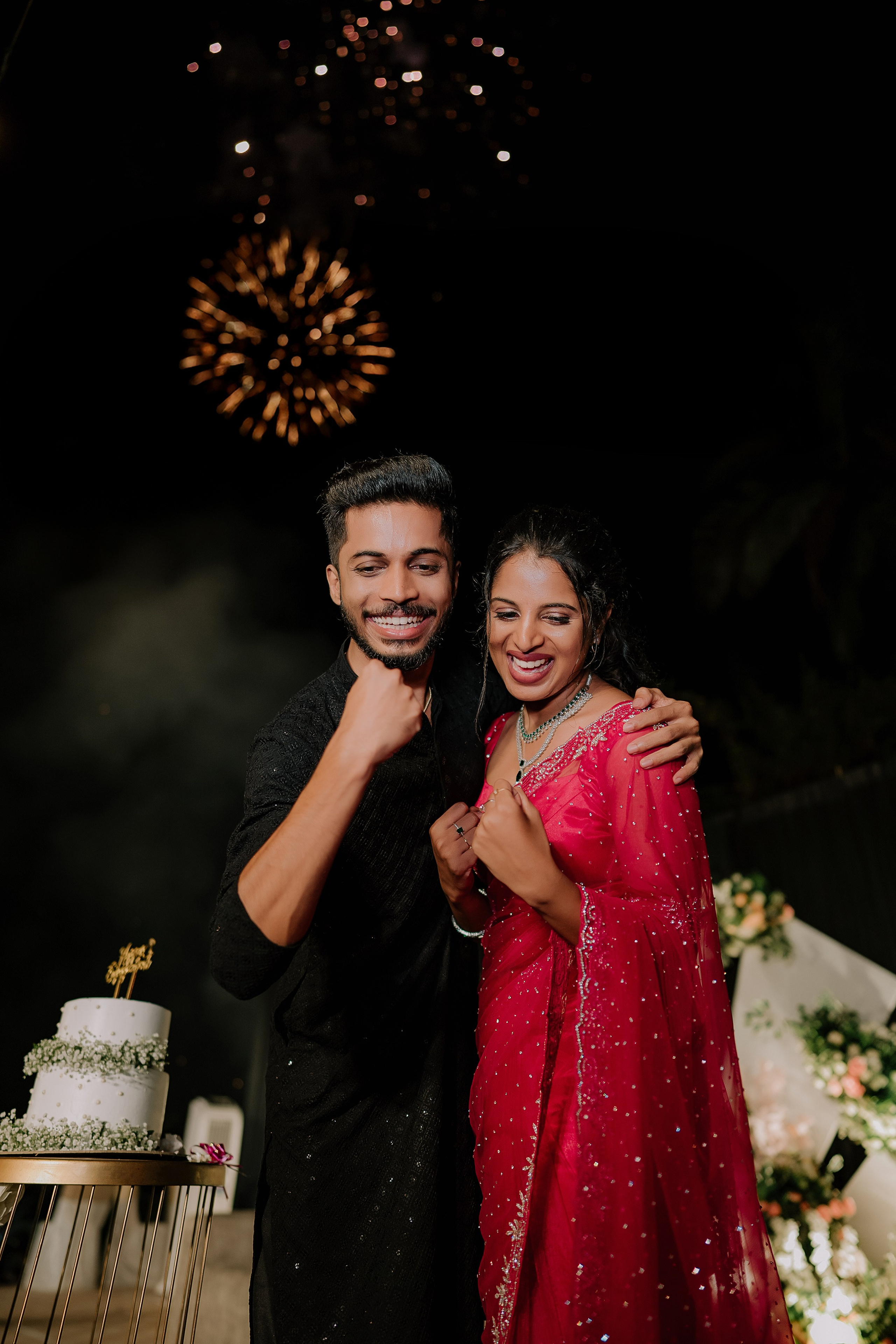Engagement Ft. Aneesha & Mathew. Fine art Wedding Photographers in India & Canada
