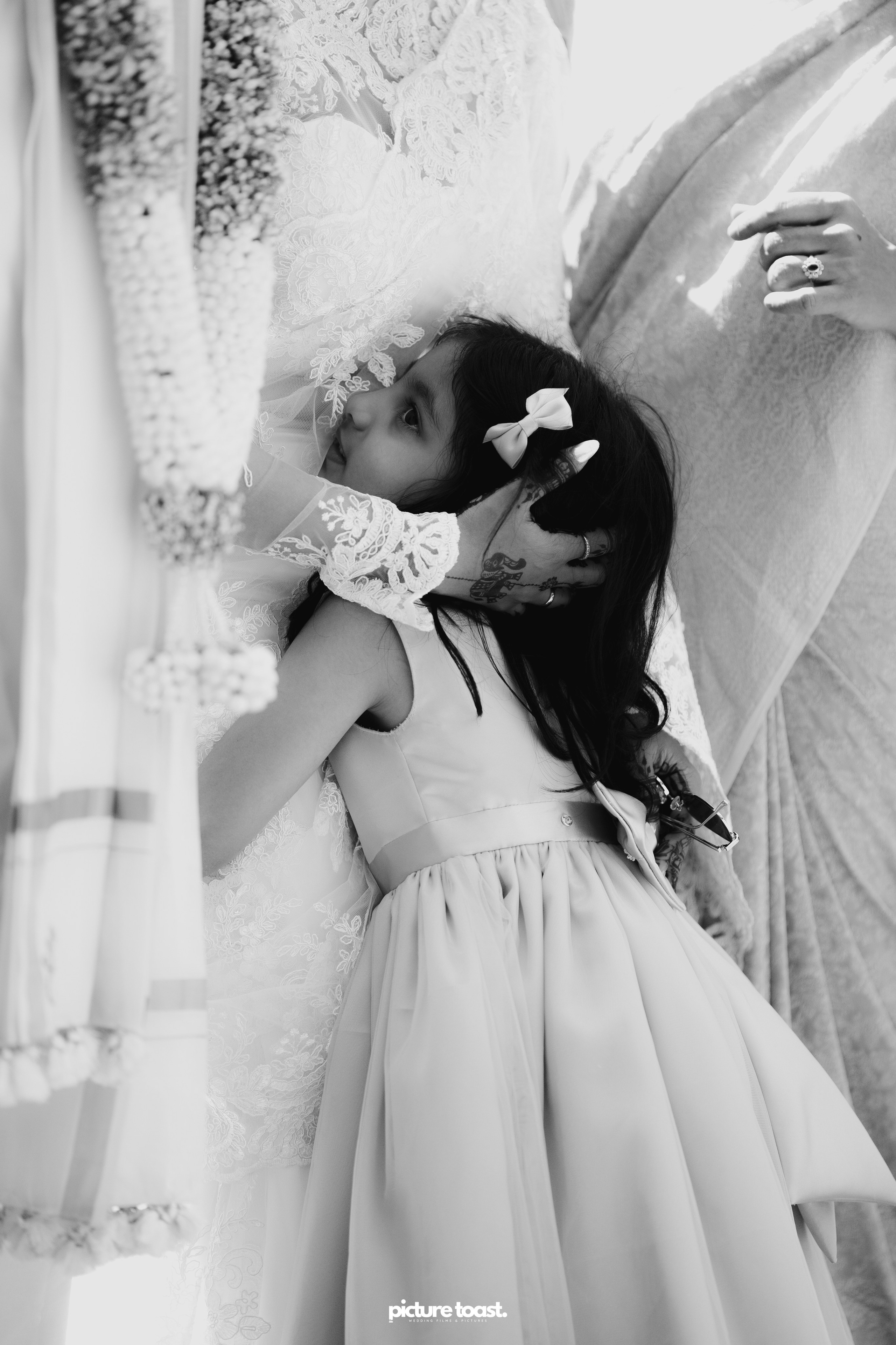 Blessing of Rajiv & Aashna. Fine art Wedding Photographers in India & Canada