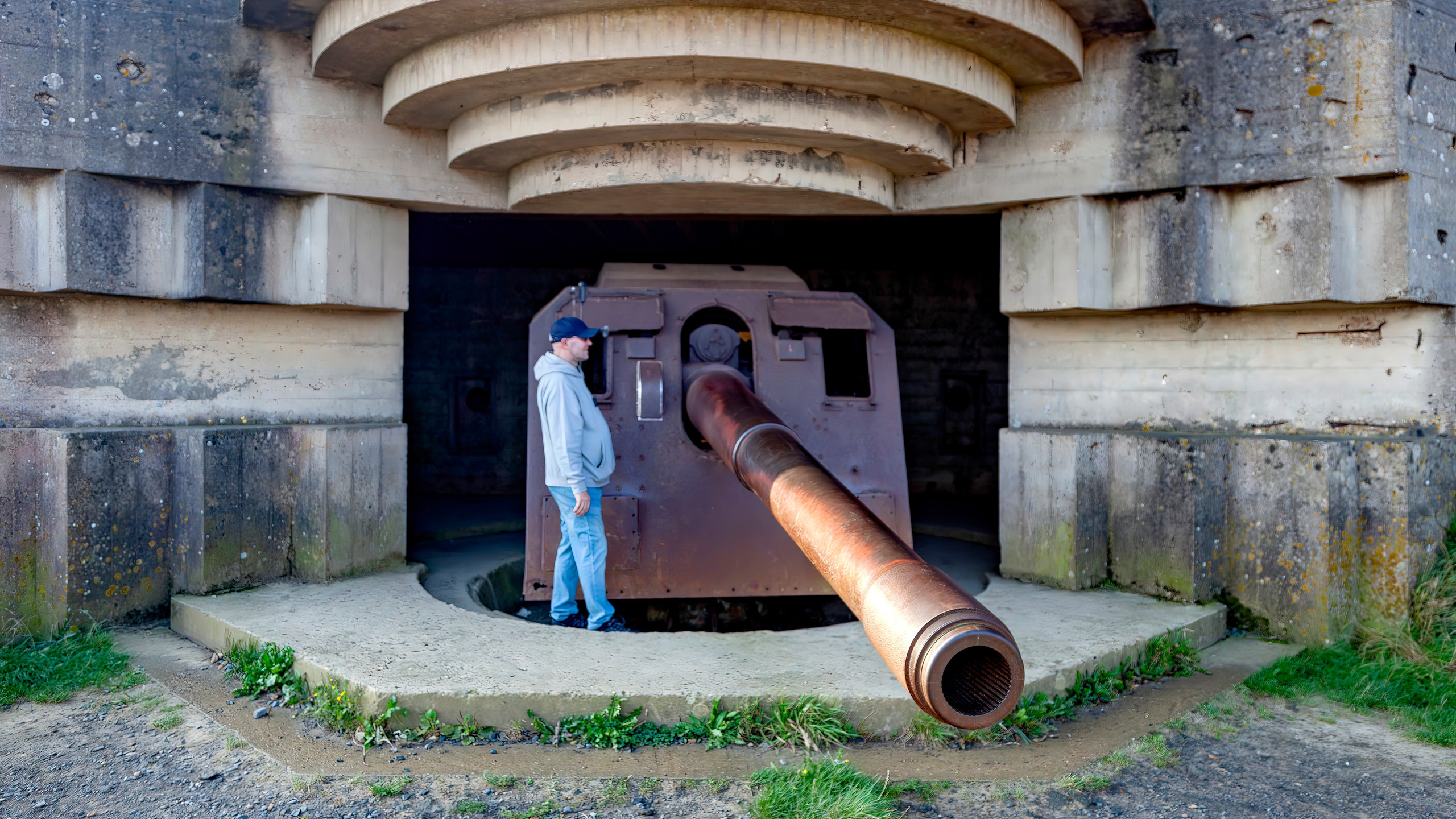176.Batterie Allemande de Longues-sur-Mer.France.19.9.2024. Путешествия в формате 360......