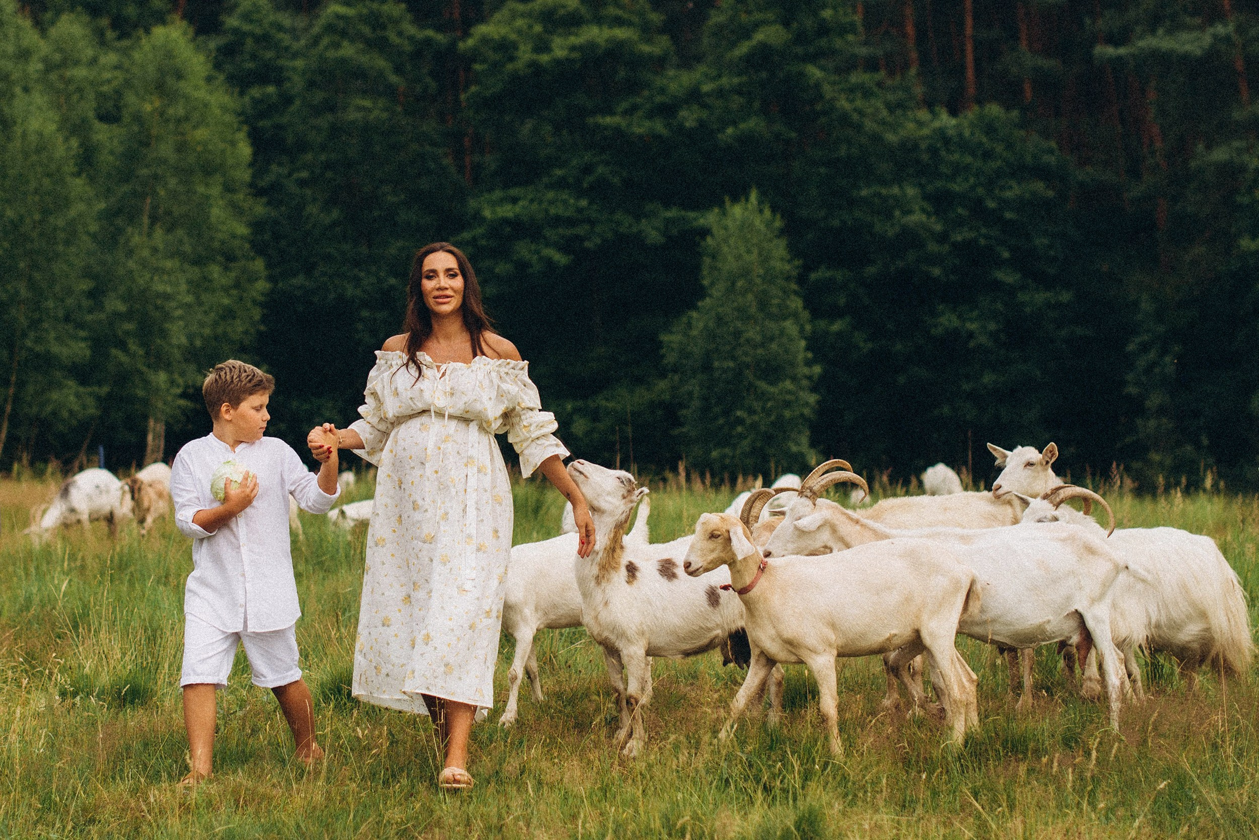 Беременность на природе. Семейный фотограф Лейпциг, Германия