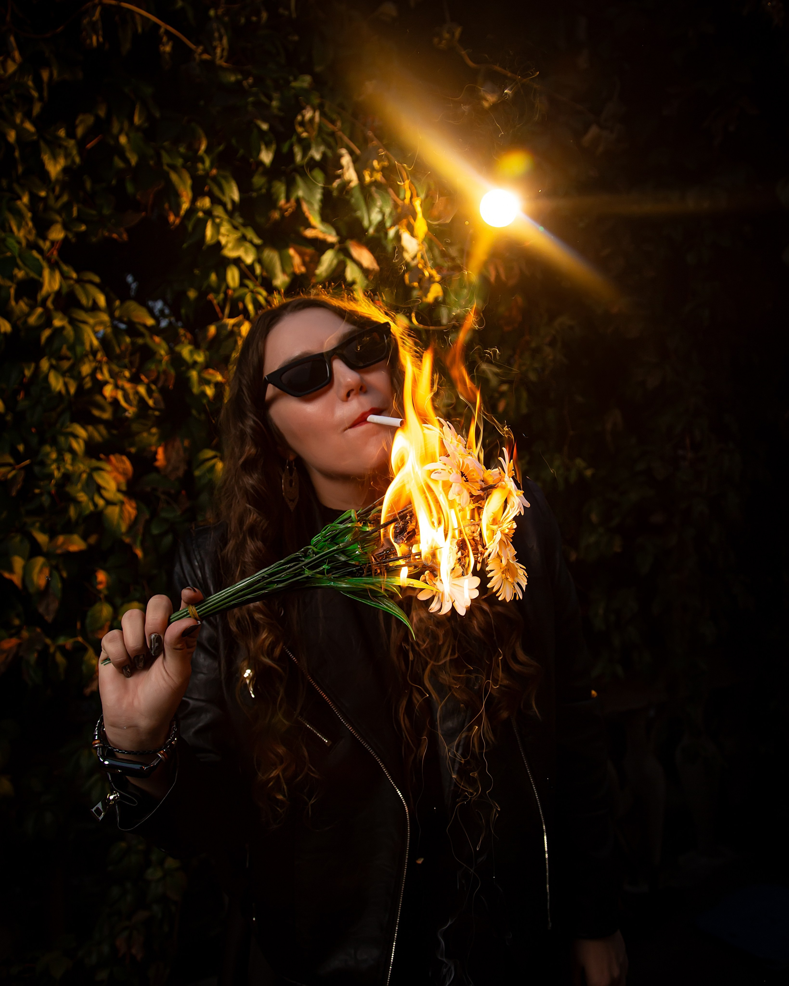 Mary fire flowers. Nicky Tseps PH