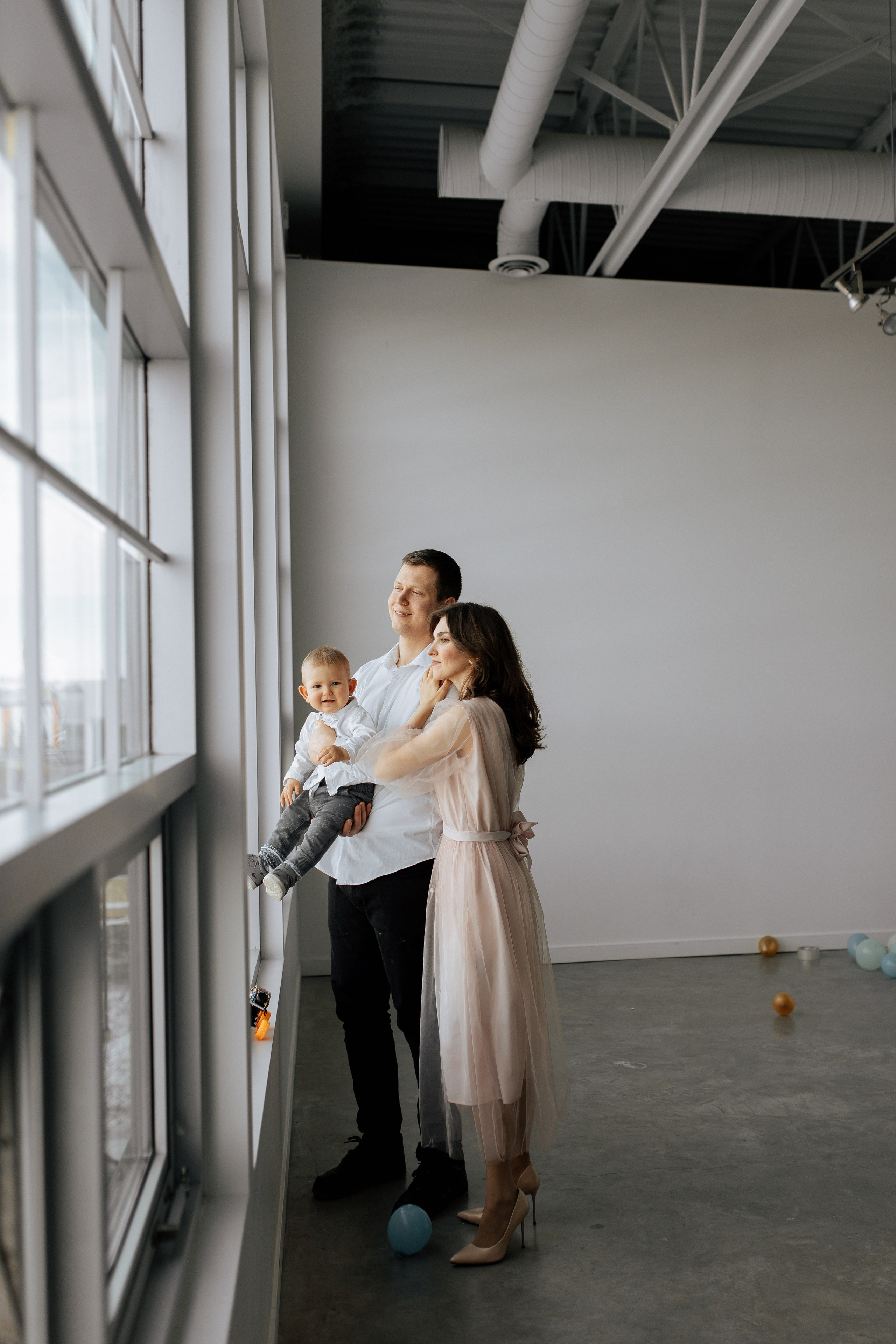 Aleksandr’s first birthday. Home