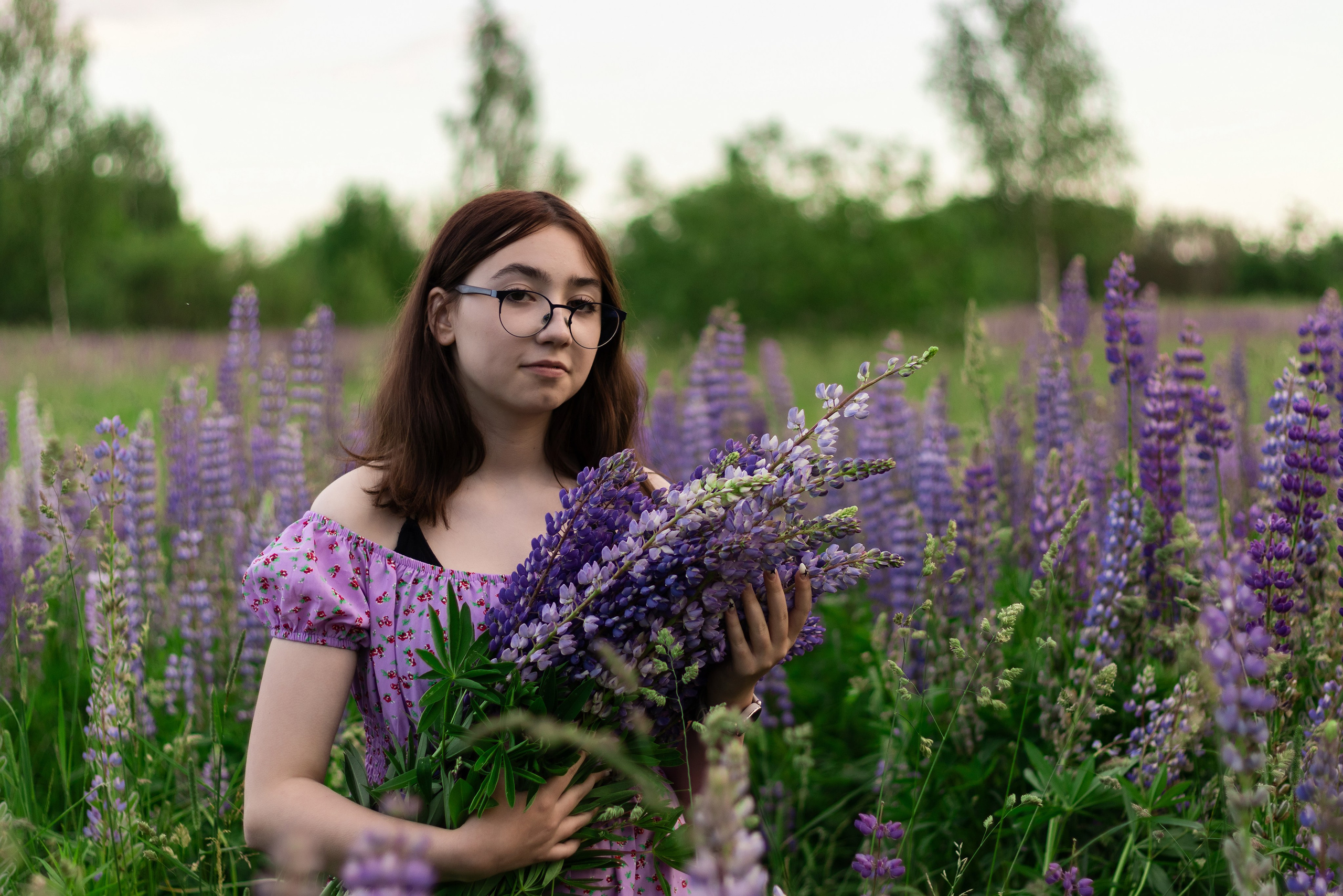 Фотосессия в люпинах. Фотограф / Даугавпилс / Ольга Антонова
