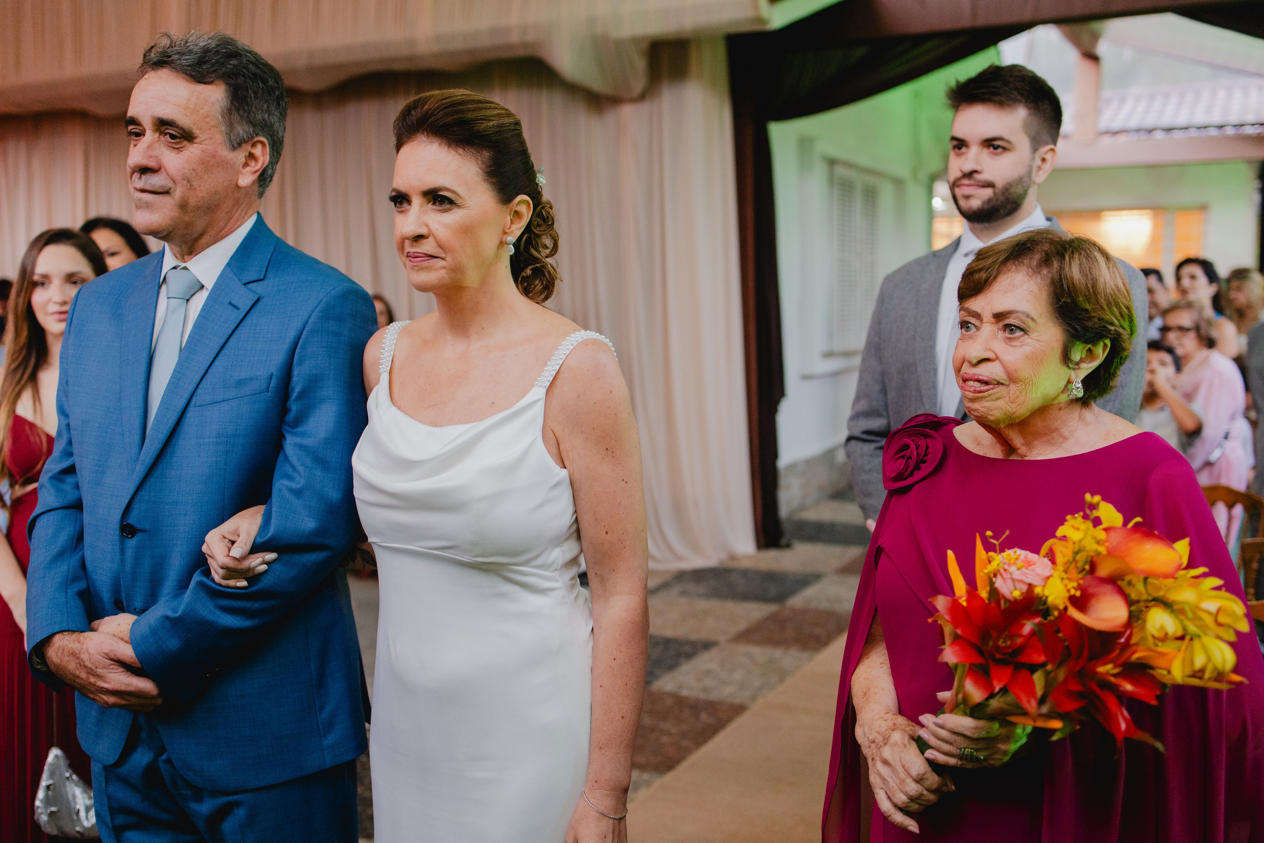 Renovação de votos de um casal que aproveitou até ao último minuto