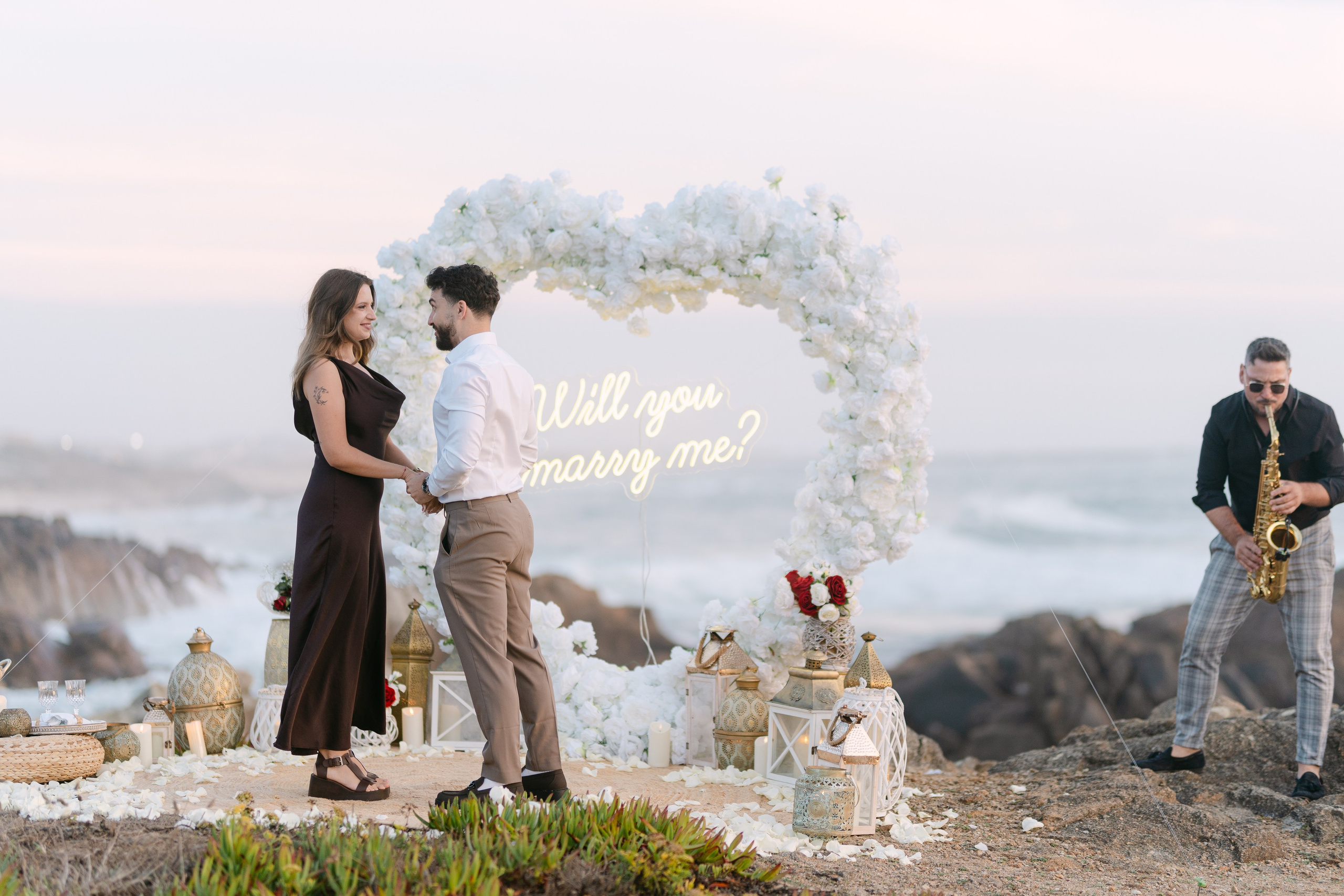 Wedding Proposal at the Beach. Davi Valente