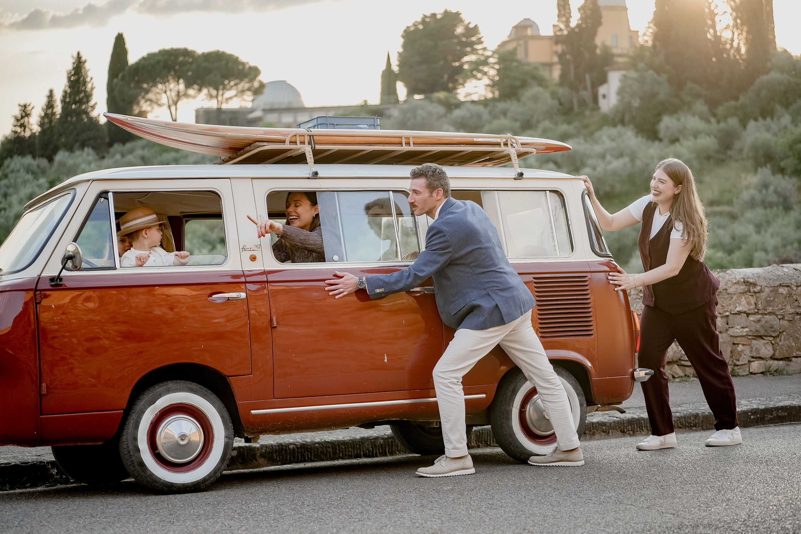 Jessica & Family. Wedding Photographer in Italy