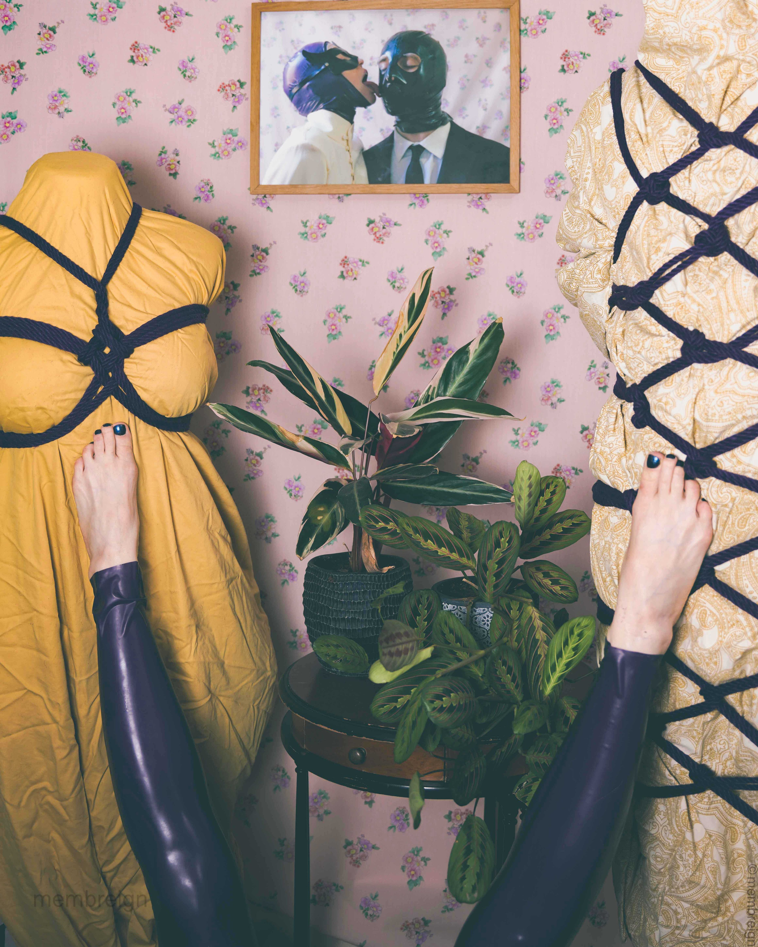 In my webs. Membreign