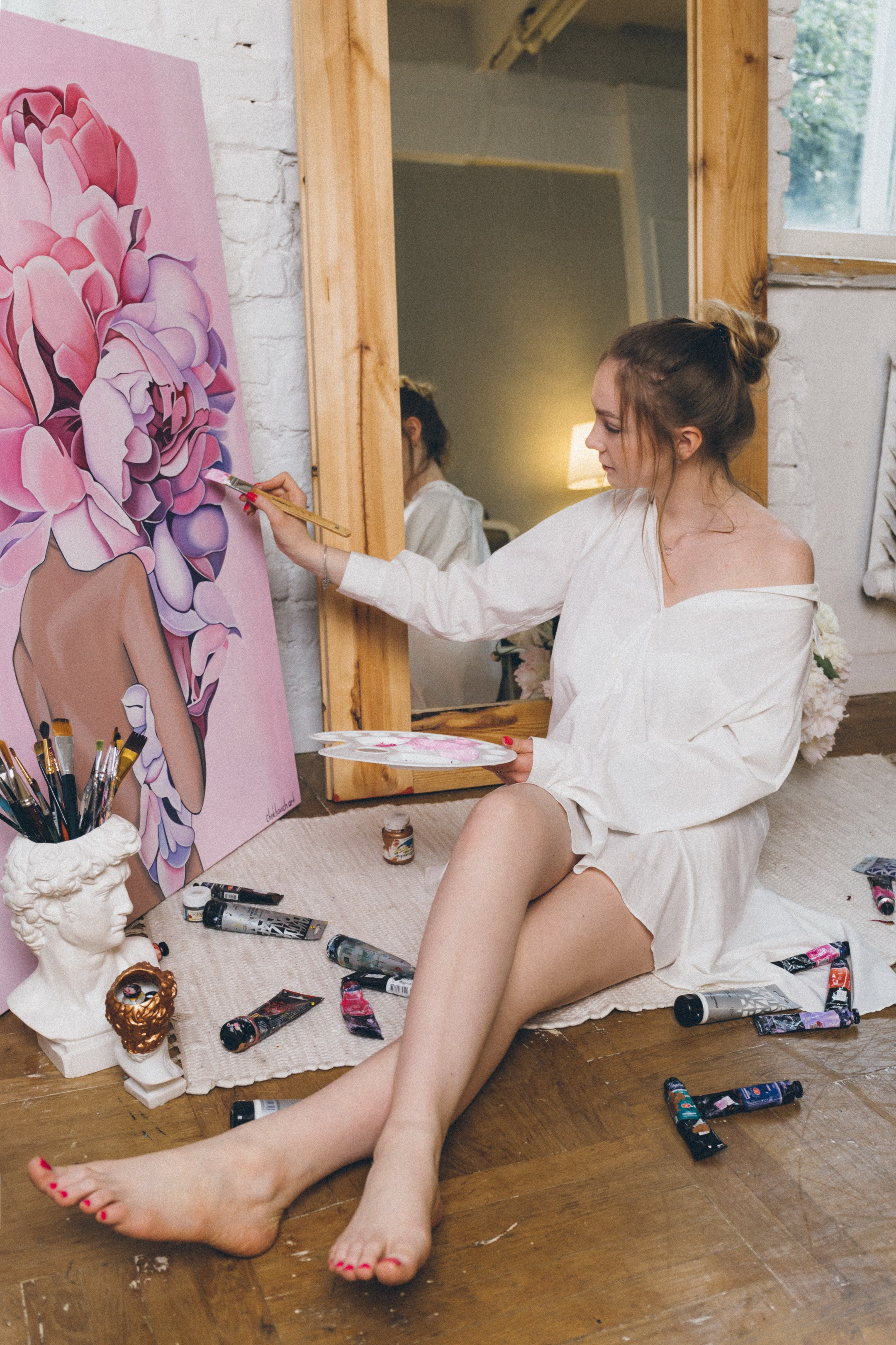 Алеся-фотосессия для художника. Фотограф Анна Кучерявая | Свадьбы и мероприятия в Дубае