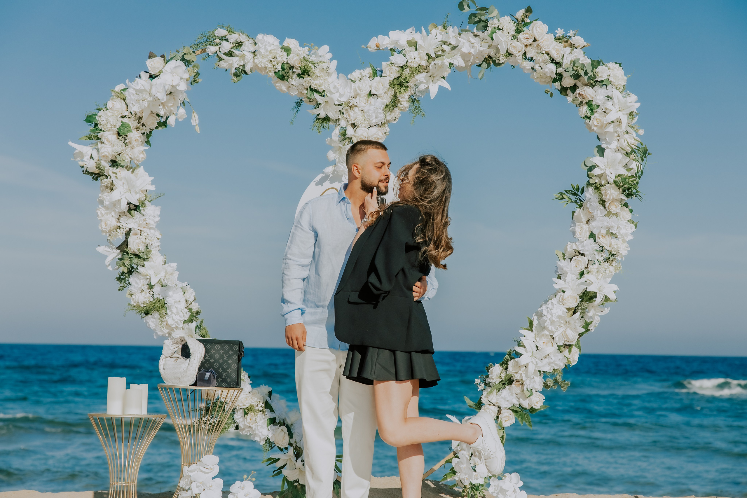 Годеж на плажа. Фотограф Ирина Йотова