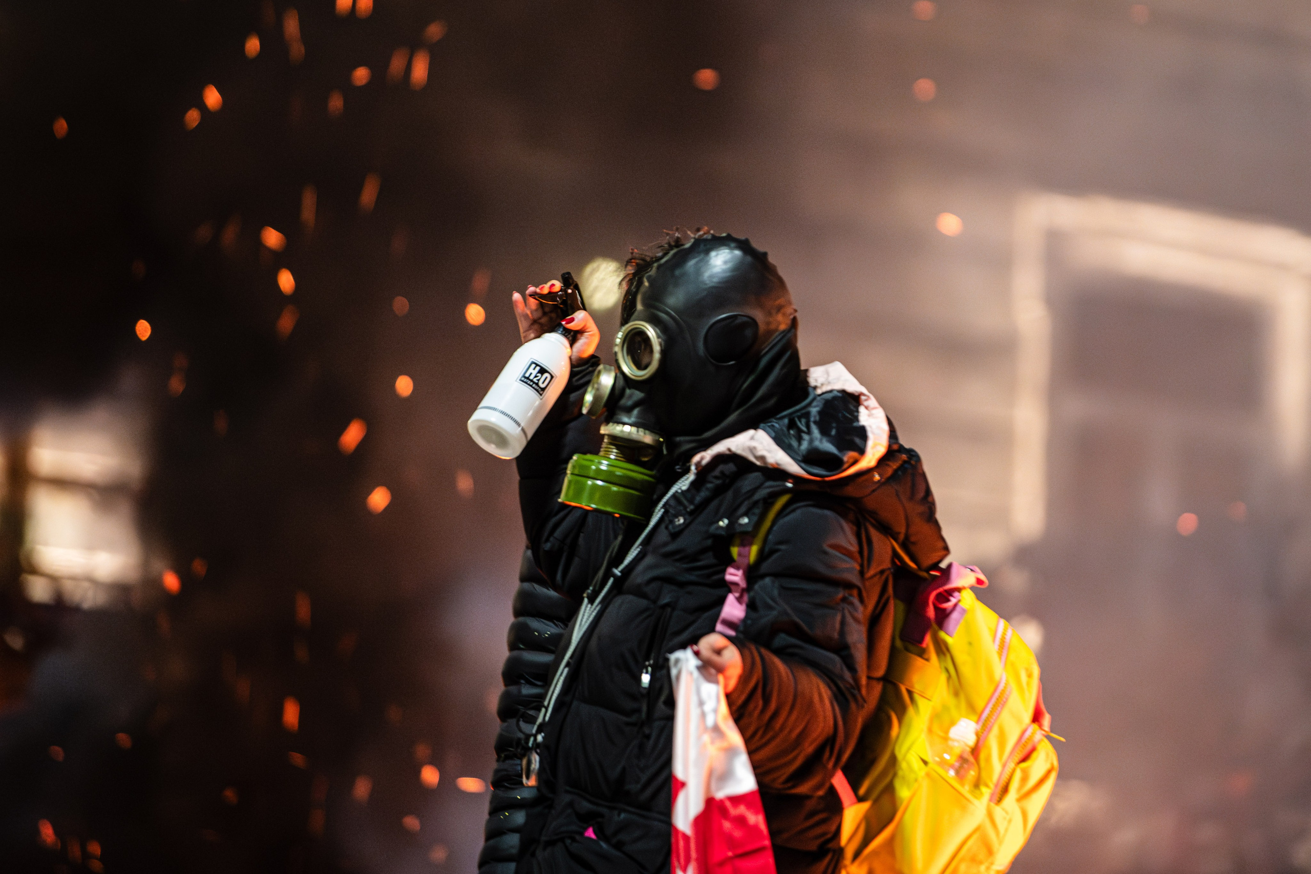 Photojournalism. Photographer in Tbilisi