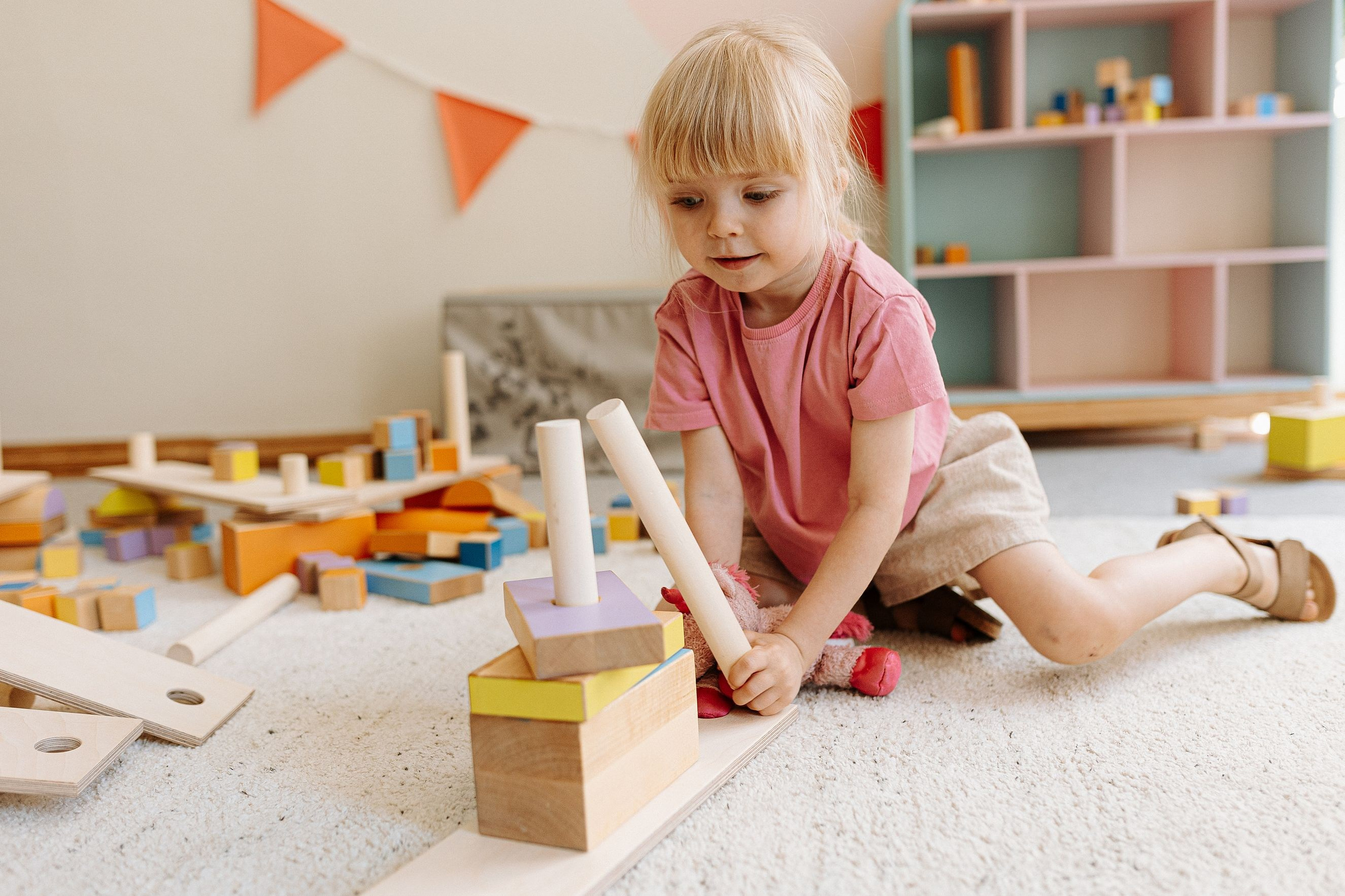 Bērnu koka kluči YaToys