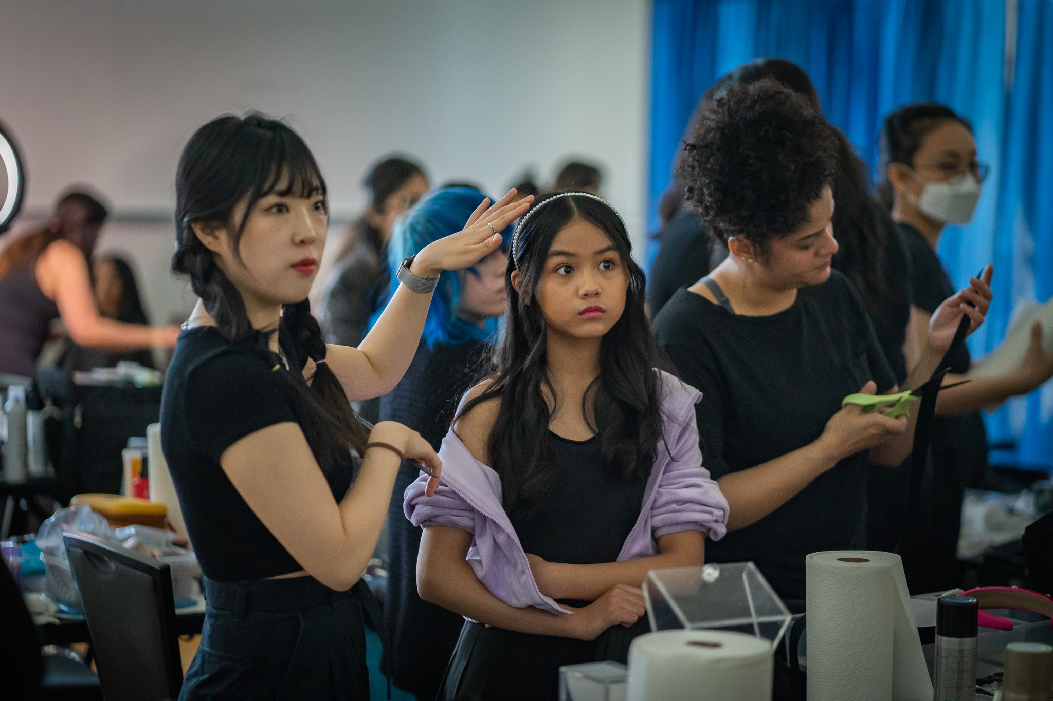 Glam Z Gala 2023 BTS. Vancouver Kids Photographer