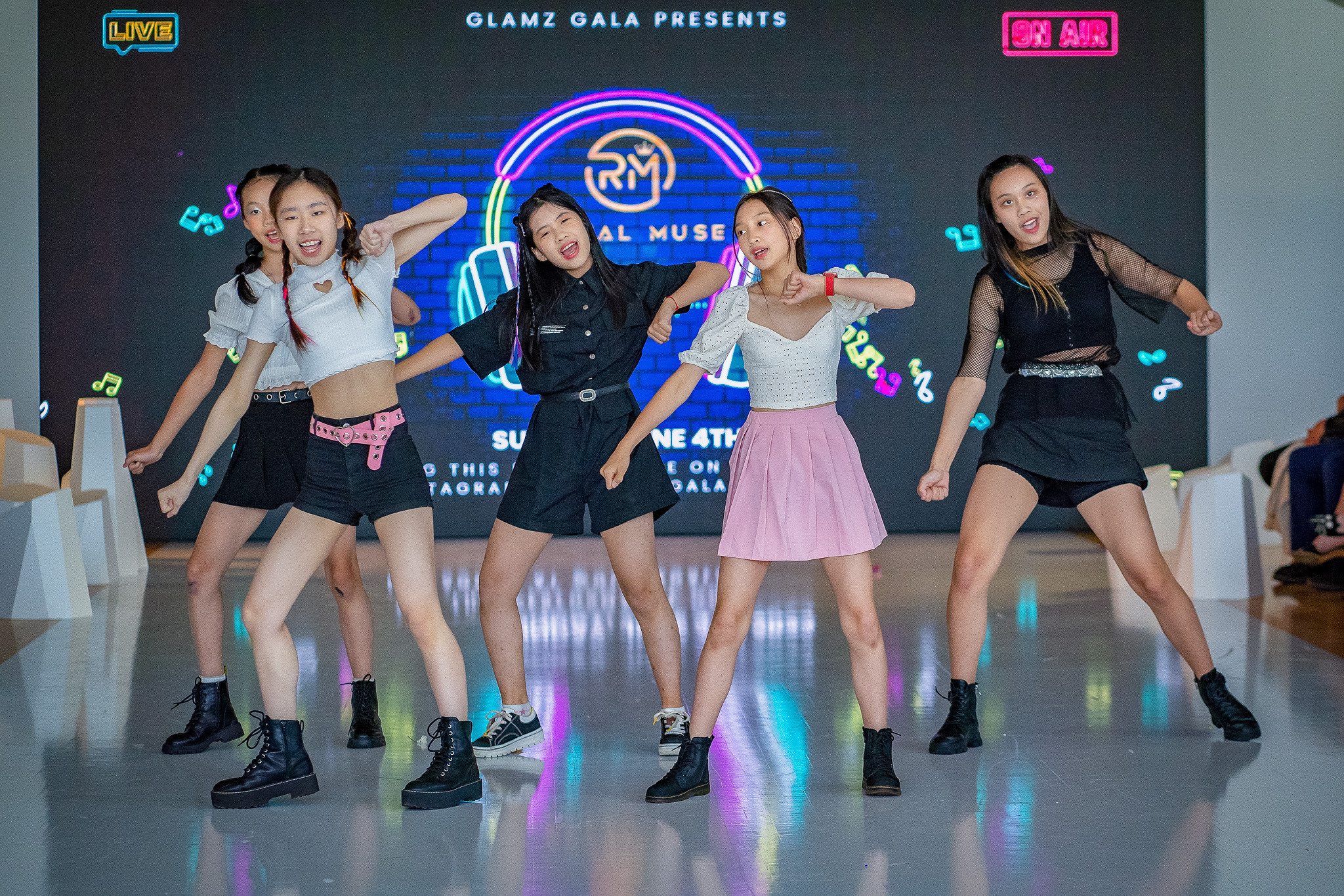 Glam Z Gala 2023 runway. Vancouver Kids Photographer