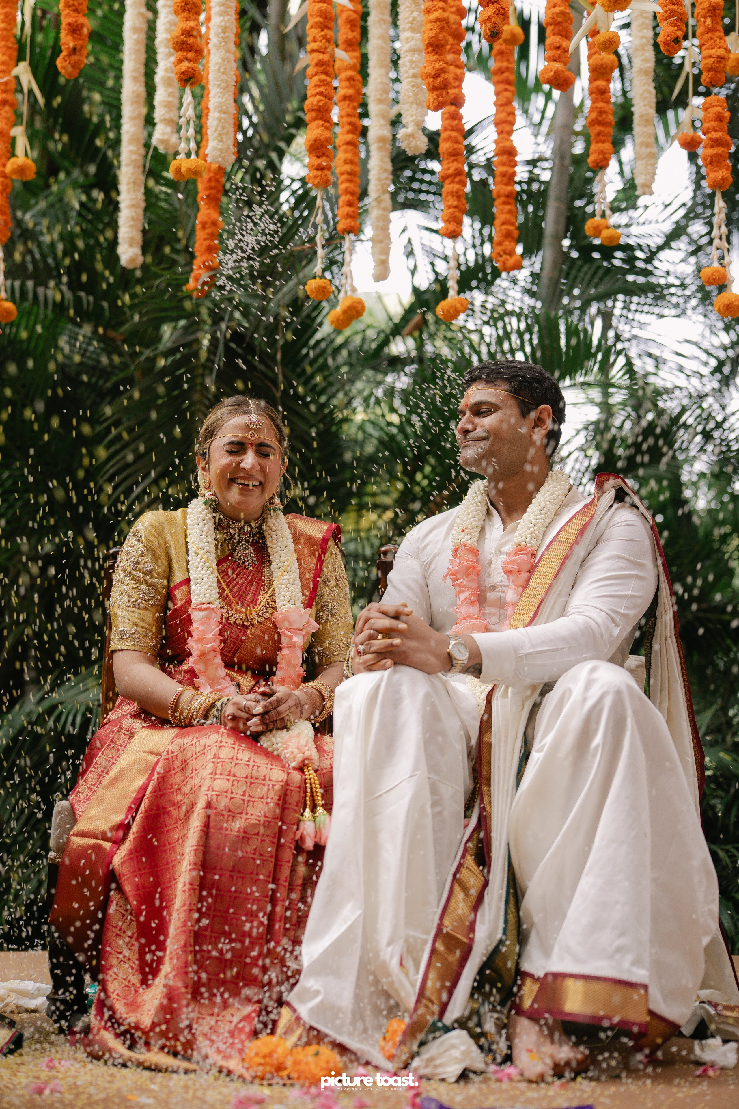 South Indian Wedding Ft. Aashna & Rajiv. Fine art Wedding Photographers in India & Canada