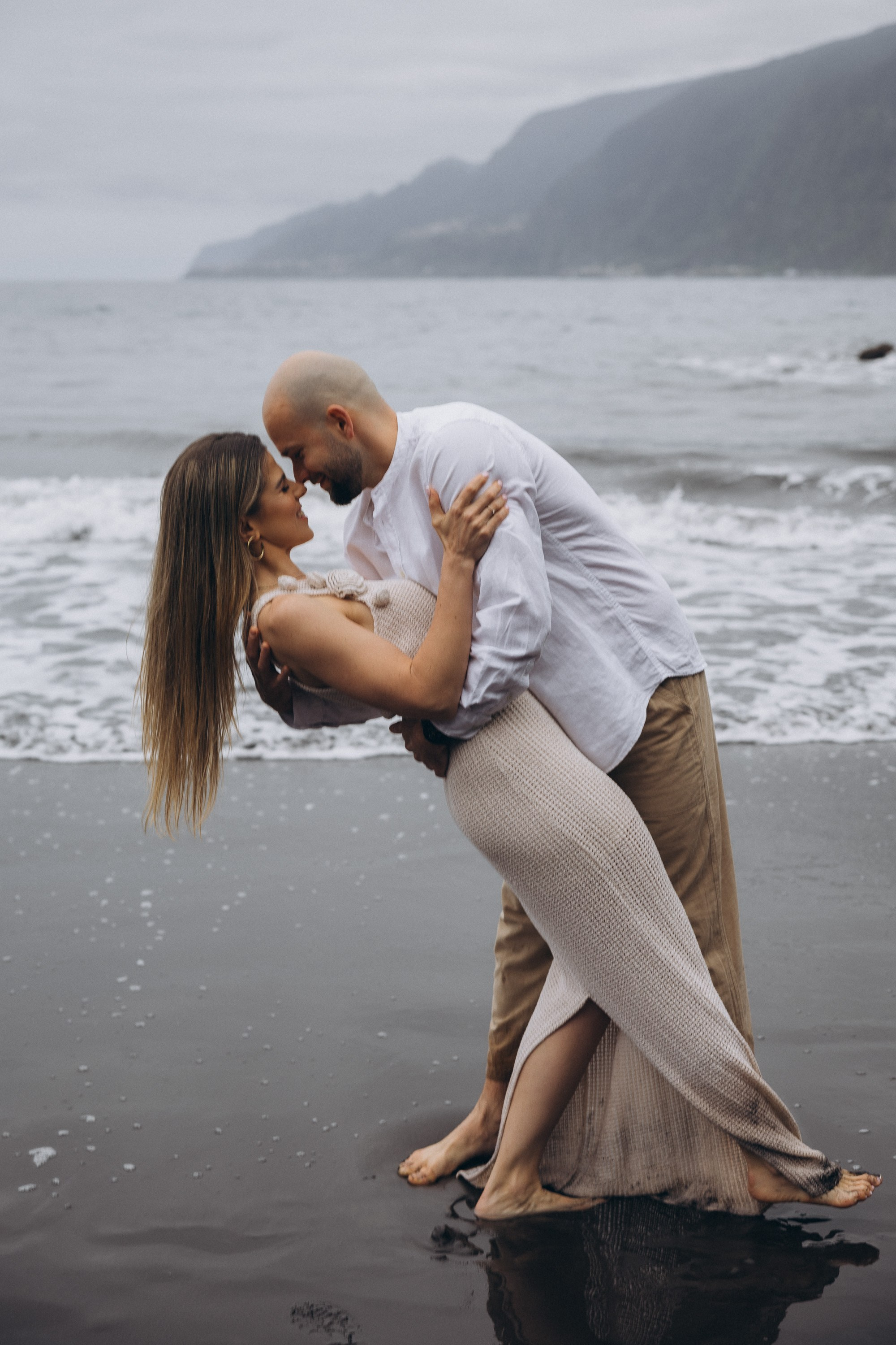 Love Story Photoshoot at Seixal Beach, Madeira | Romantic Couple Session
