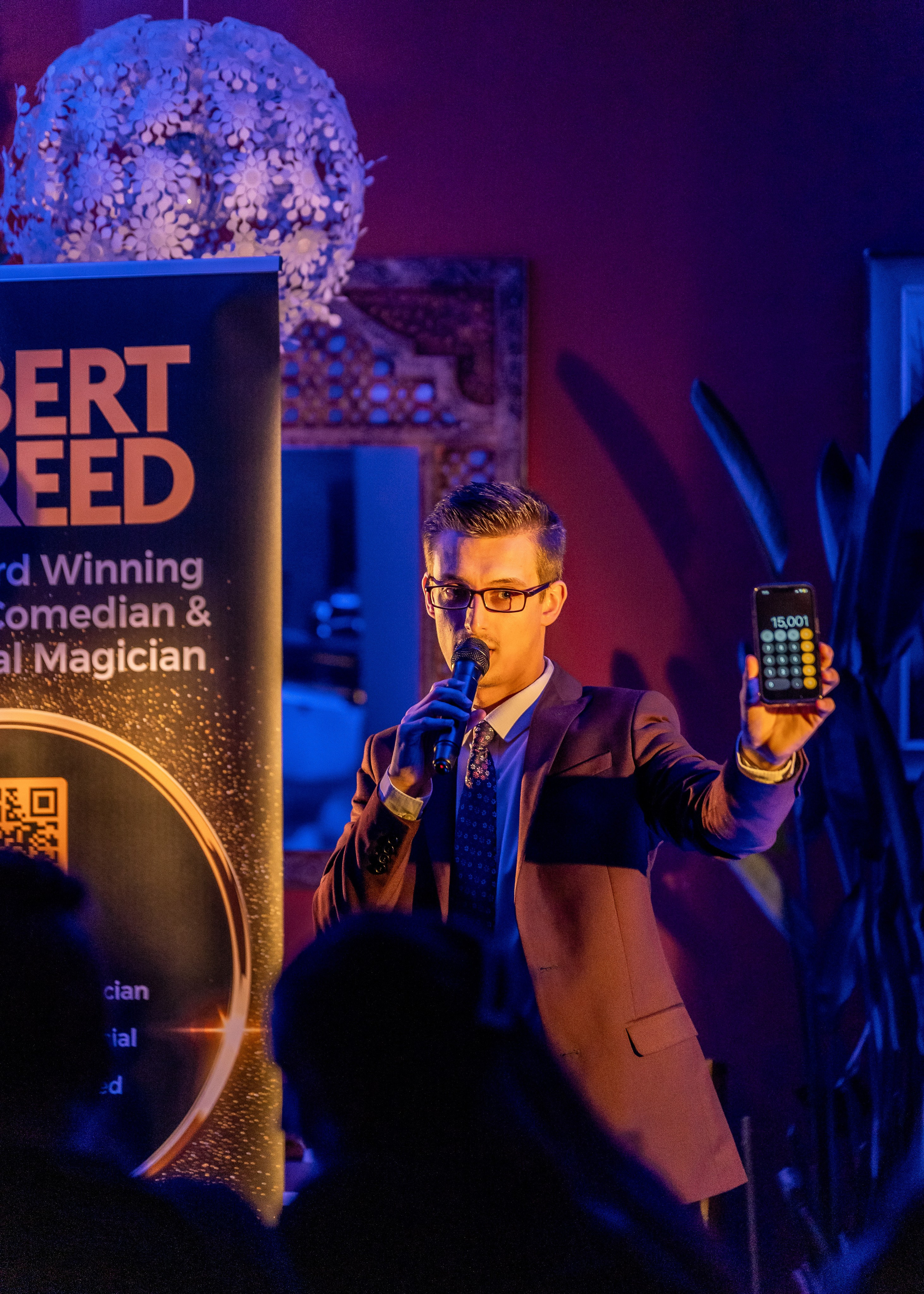 The one-liner wizard ~ Robert Reed. Expect Miracles Photography by Kate & Andrew