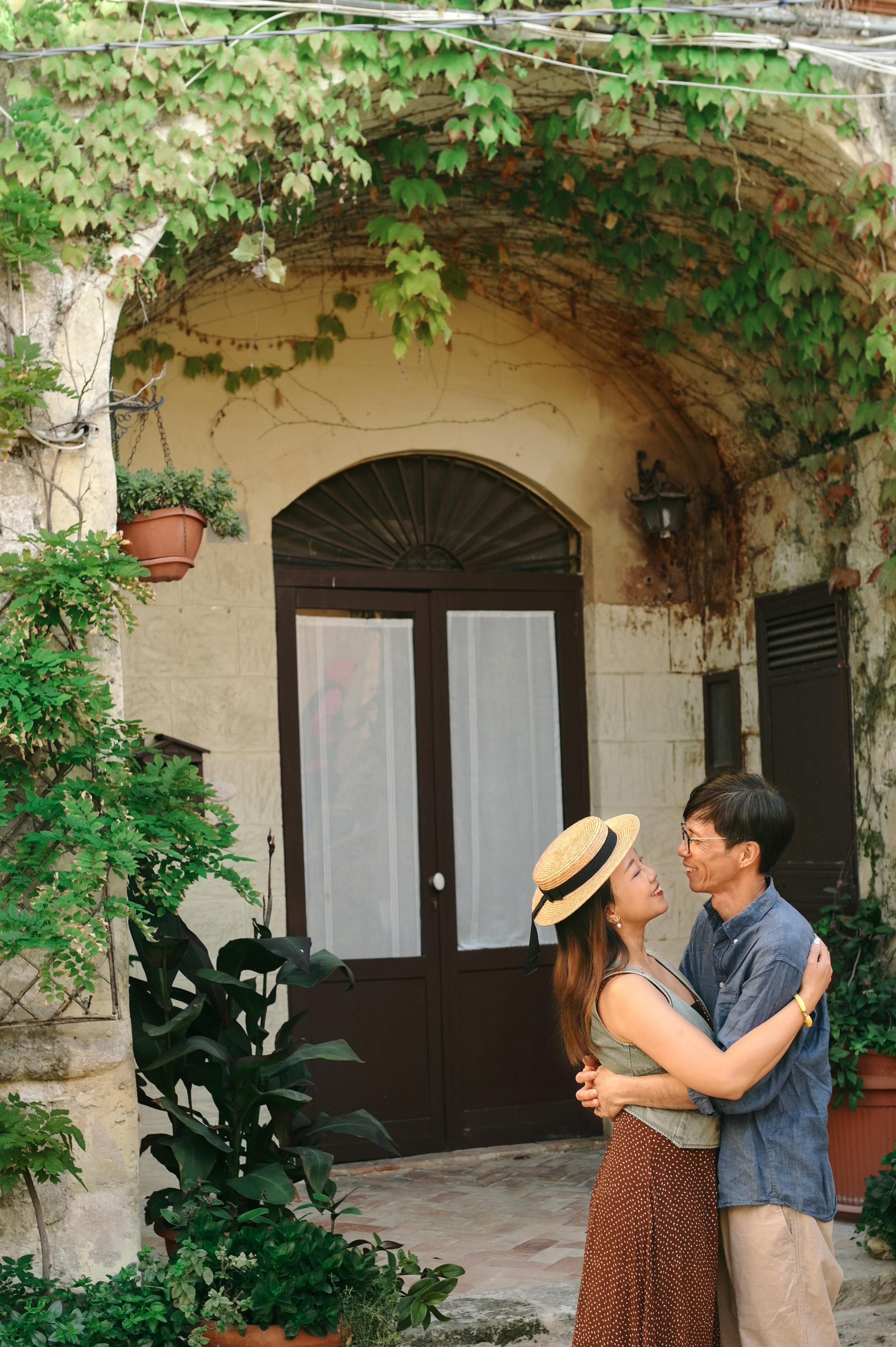 Romantic walk in Matera