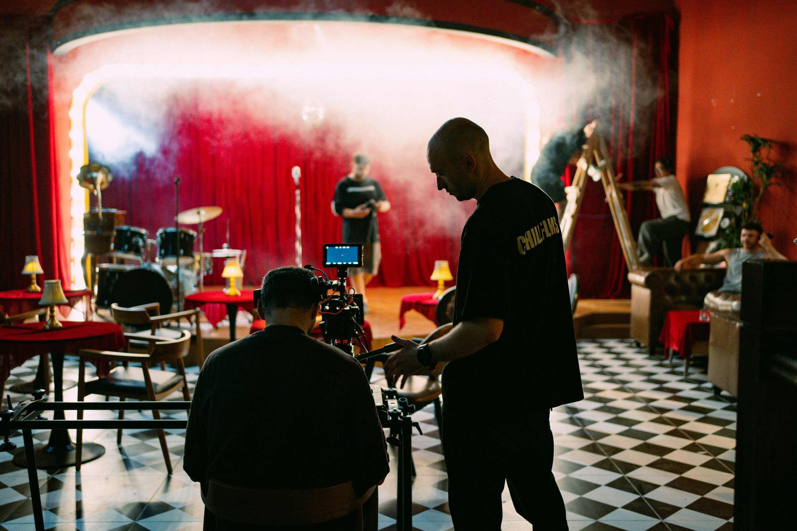 “WHY?” Movie Backstage. Photographer and videographer in China