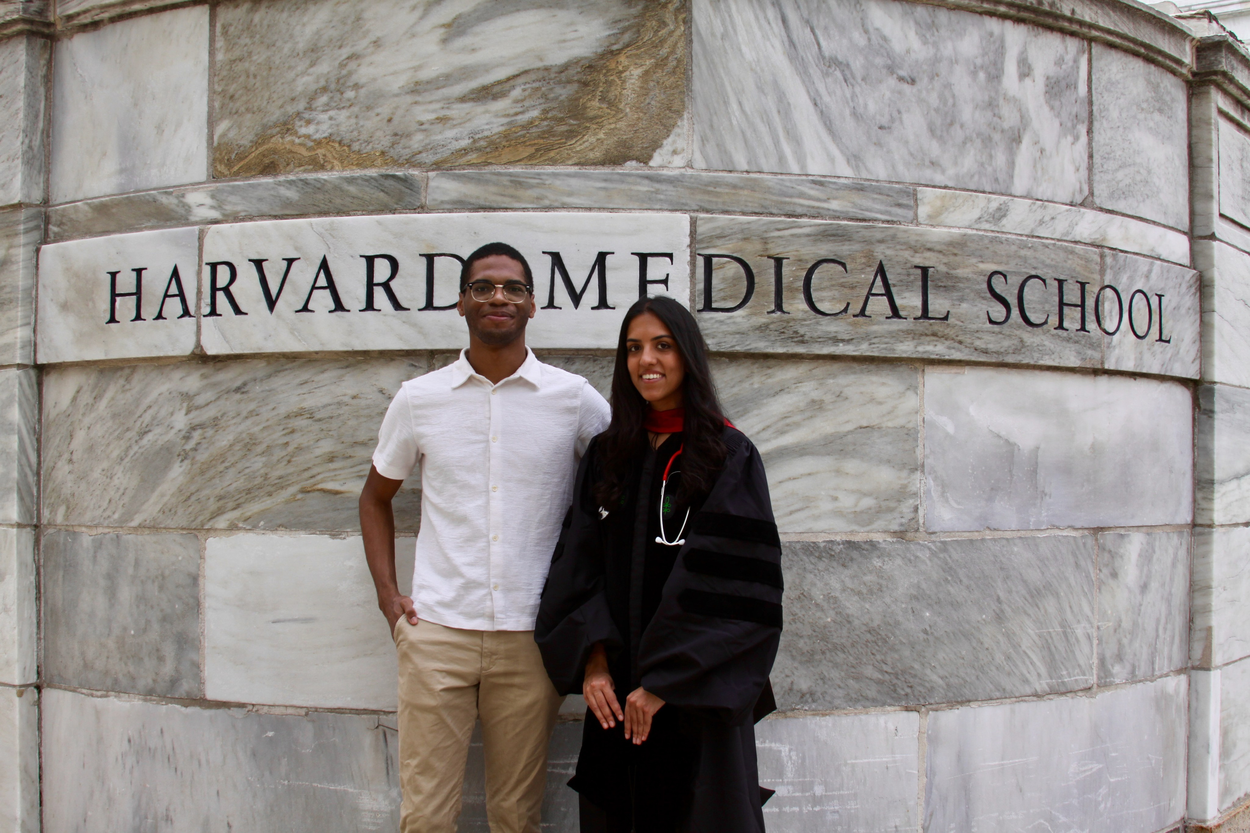 MD graduation with Ruhi. Kelly Sang, graduation and portrait photographer in Boston