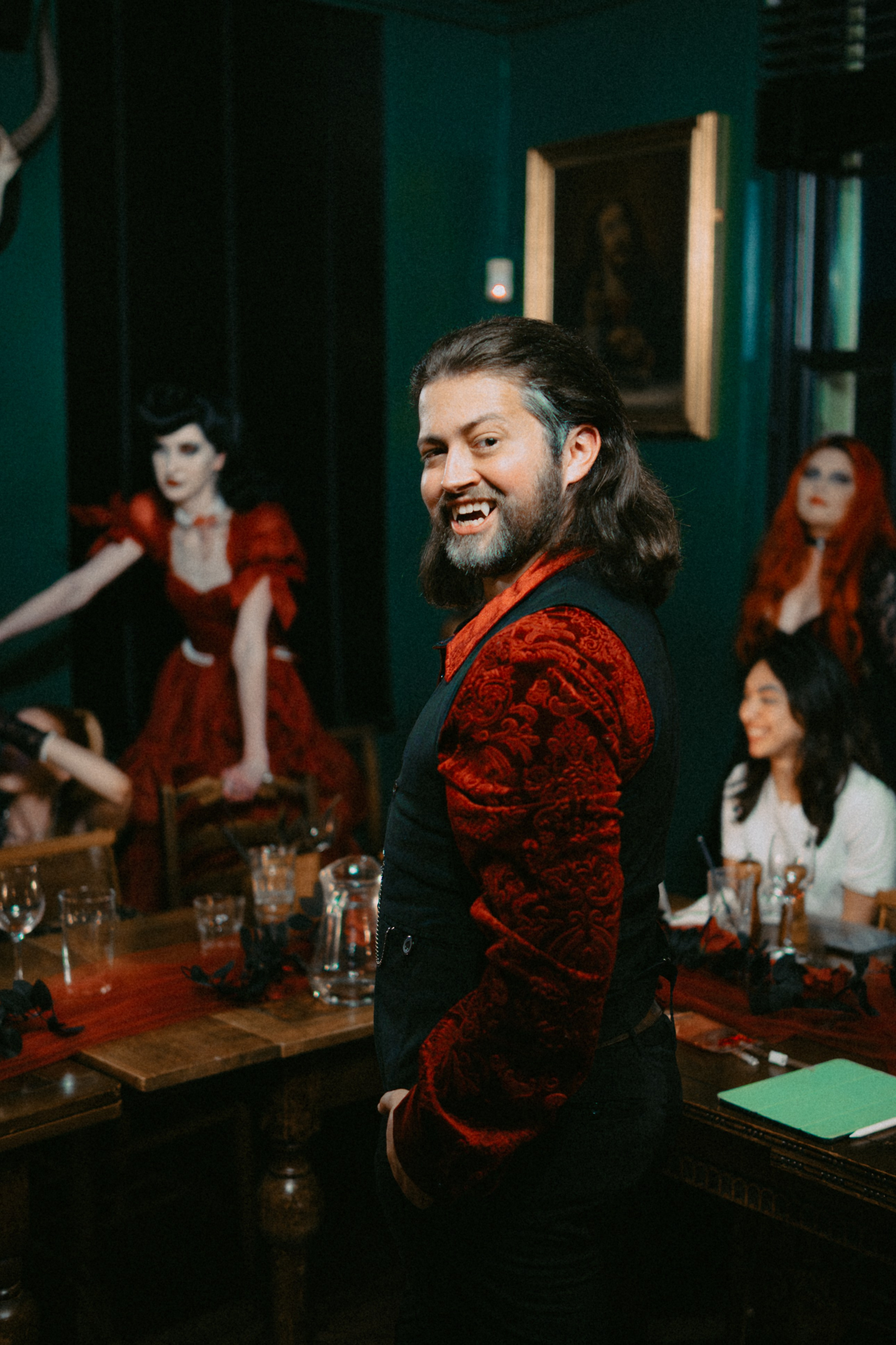 Vampire’s Dinner — Halloween Event Photography for “Gathered Realms”. Moth & Moss Photography