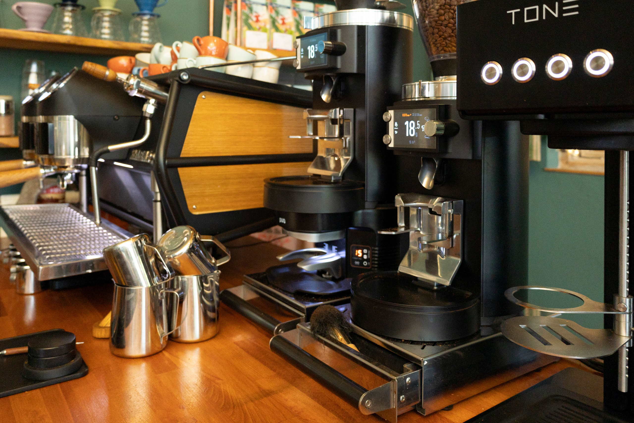 Cafe. Photographer in Munich