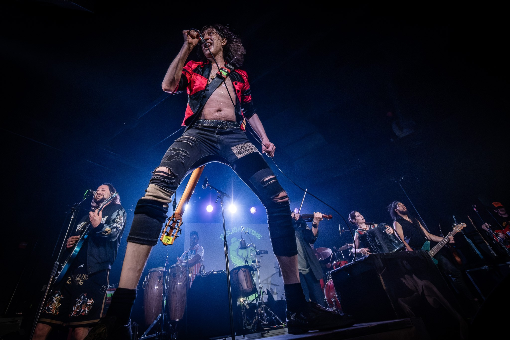 GOGOL BORDELLO / SACRAMENTO. Reportage concert portrait photography in the San Francisco Bay Area