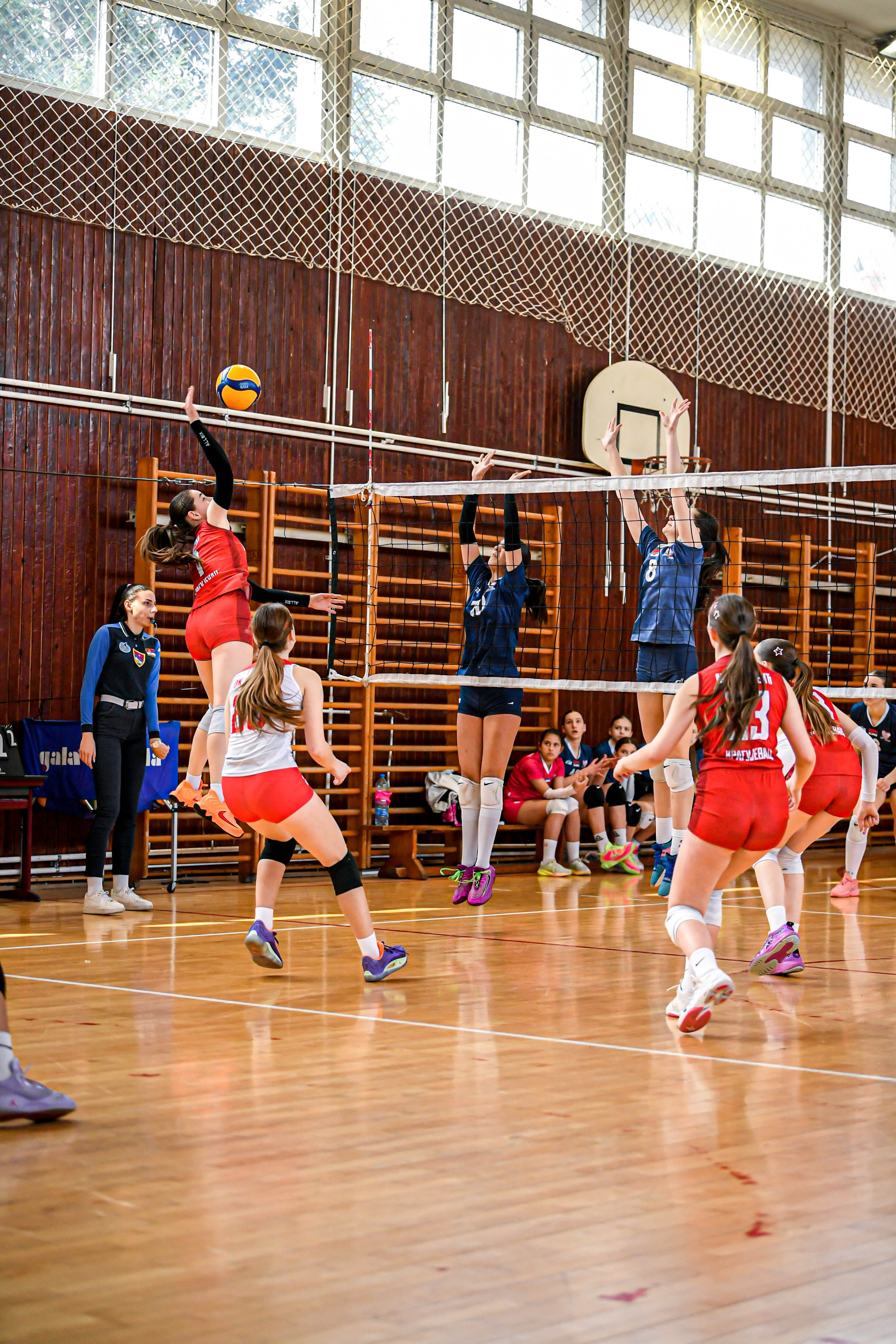 Odbojka 22.03.  Radnicki KG — BlockVolley JAG. Foto Simic Jagodina