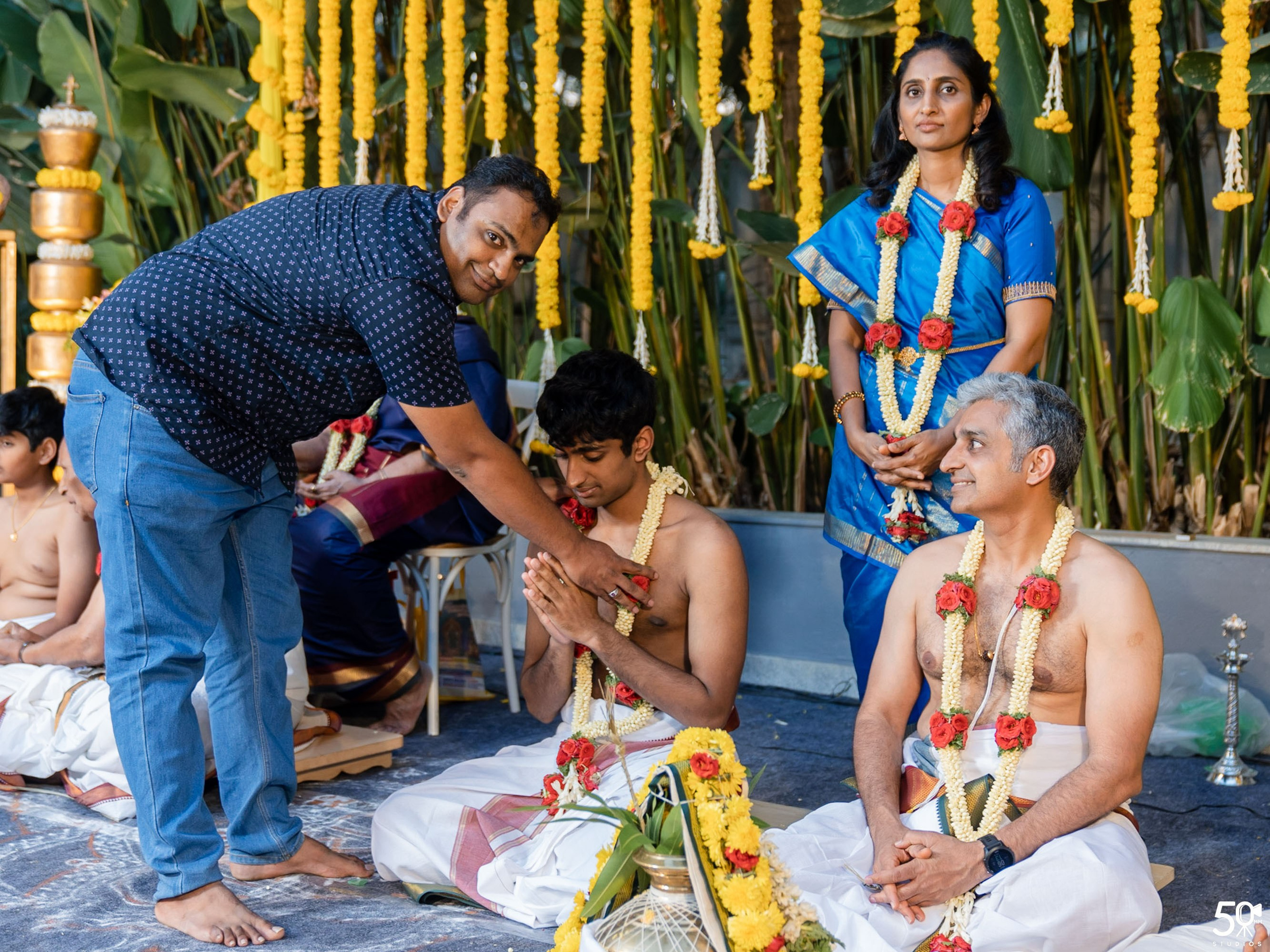 SANJAY AND SAKETH UPANAYANA. 50mm STUDIOS