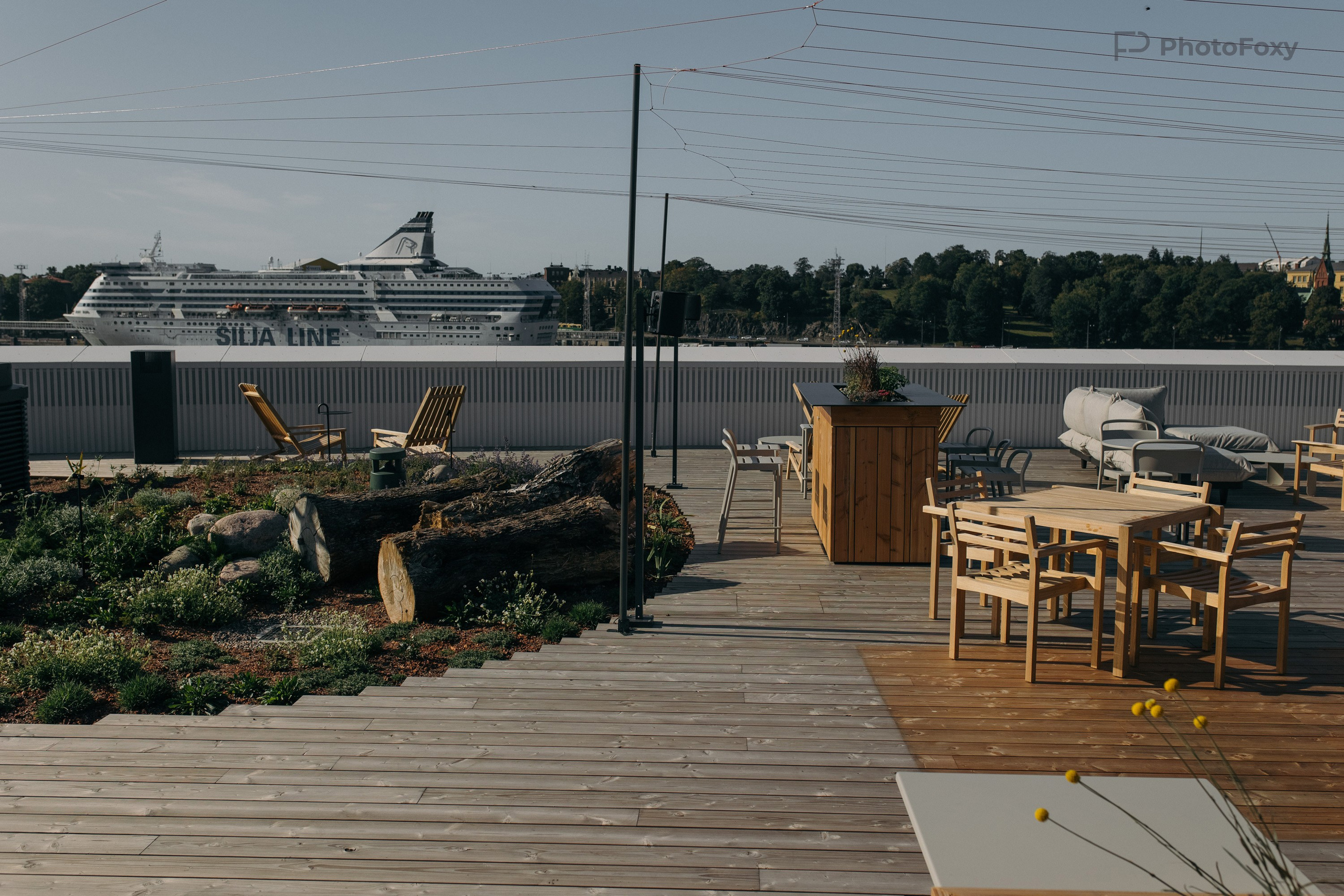 Hotelli Pier 4:n kattoterassi, Sokos. Valokuvaaja Lahti, Helsinki Elena Salonen