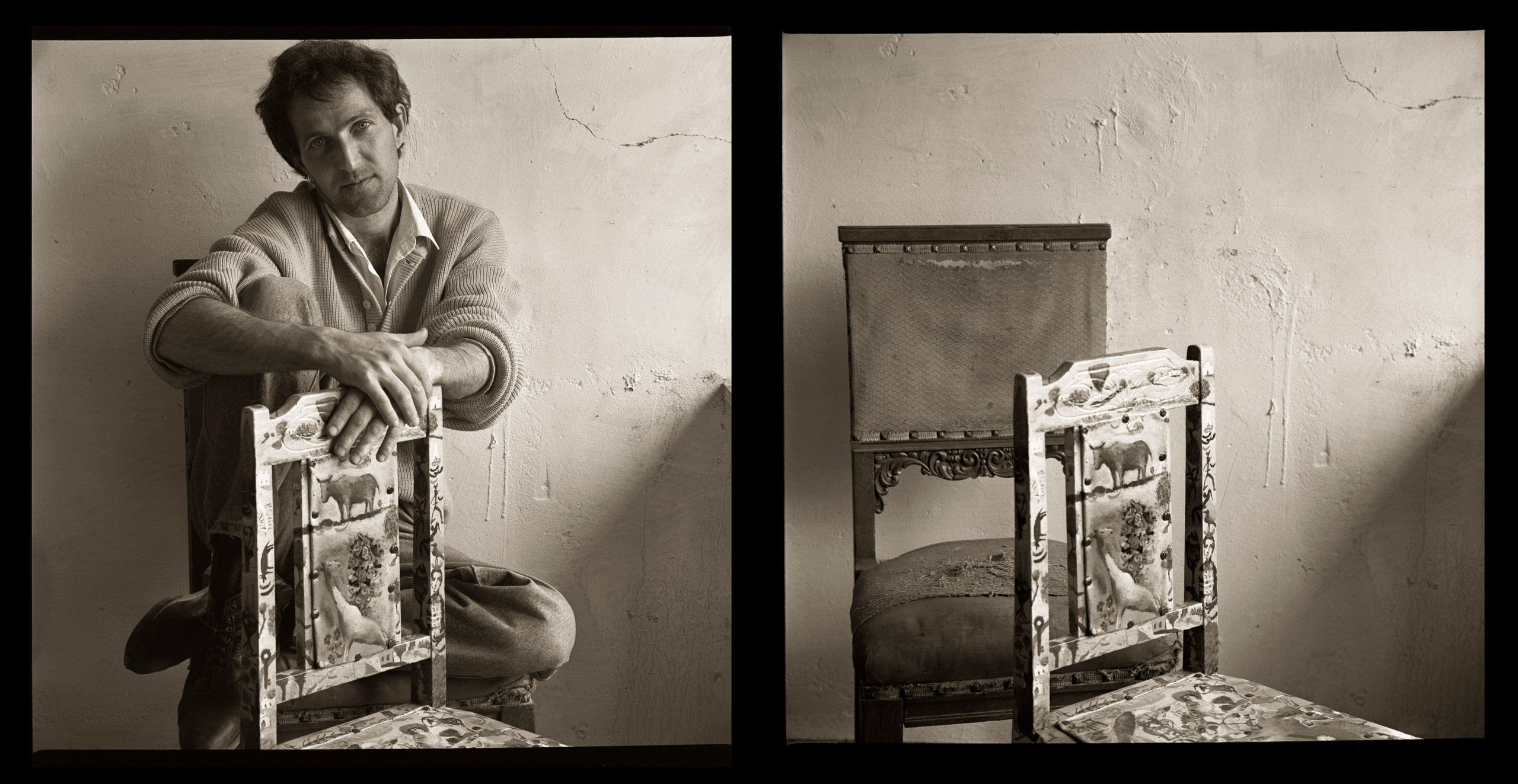 Zakir Huseynov, artist. Baku, 1999