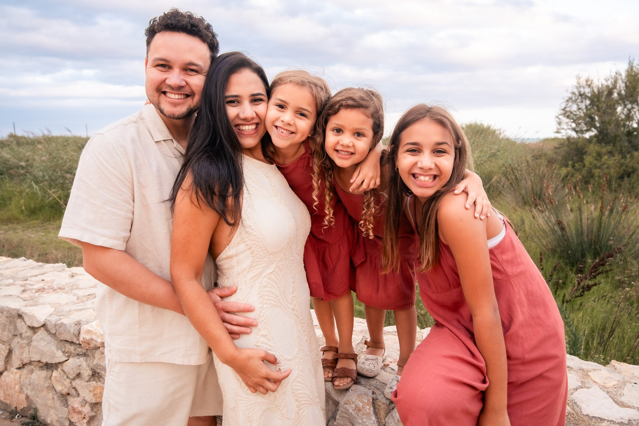 Momentos en familia junto al mar. Профессиональная фотосъемка в Калафелле — Елена Медведева
