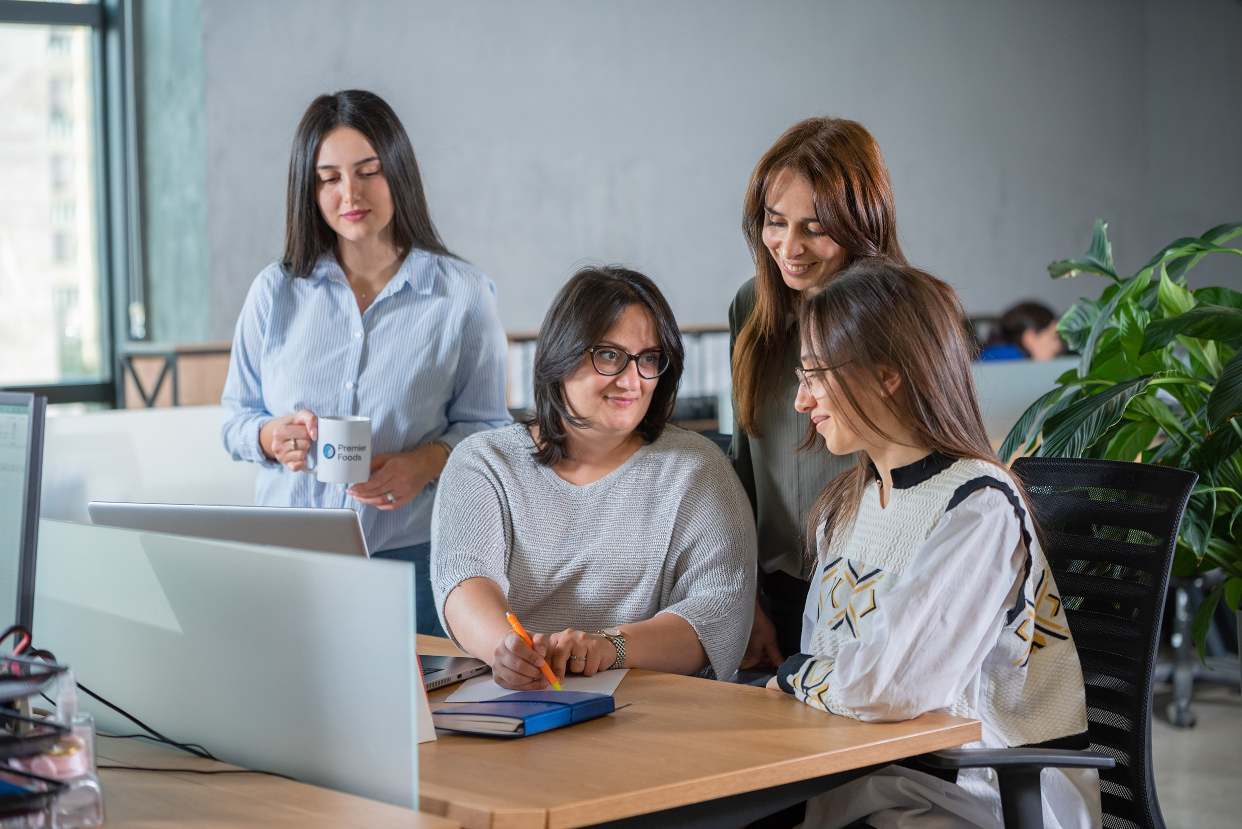 Corporate office team meeting photography in Yerevan