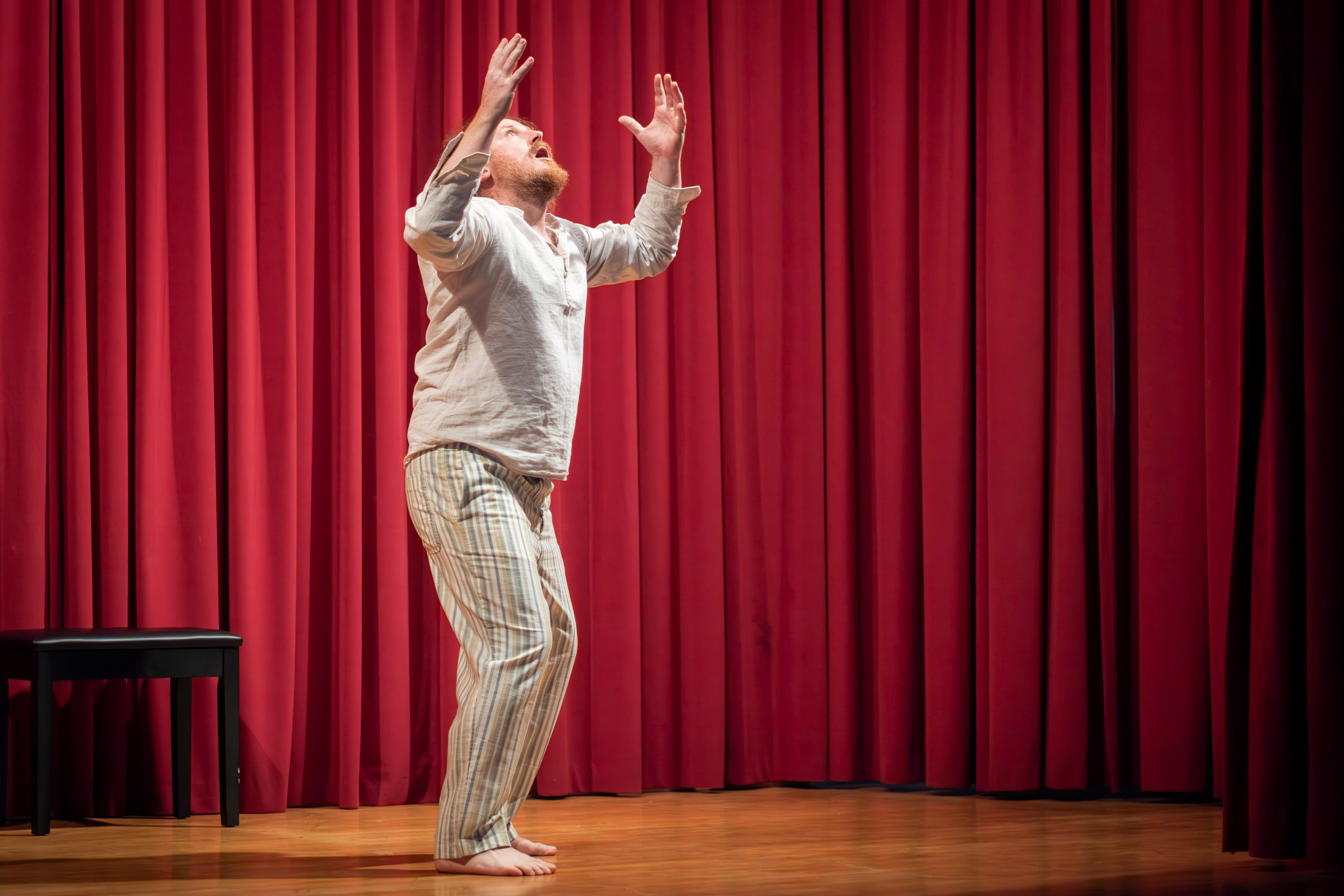 Лесь Курбас. Розумний Арлекін. Reportage concert portrait photography in the San Francisco Bay Area