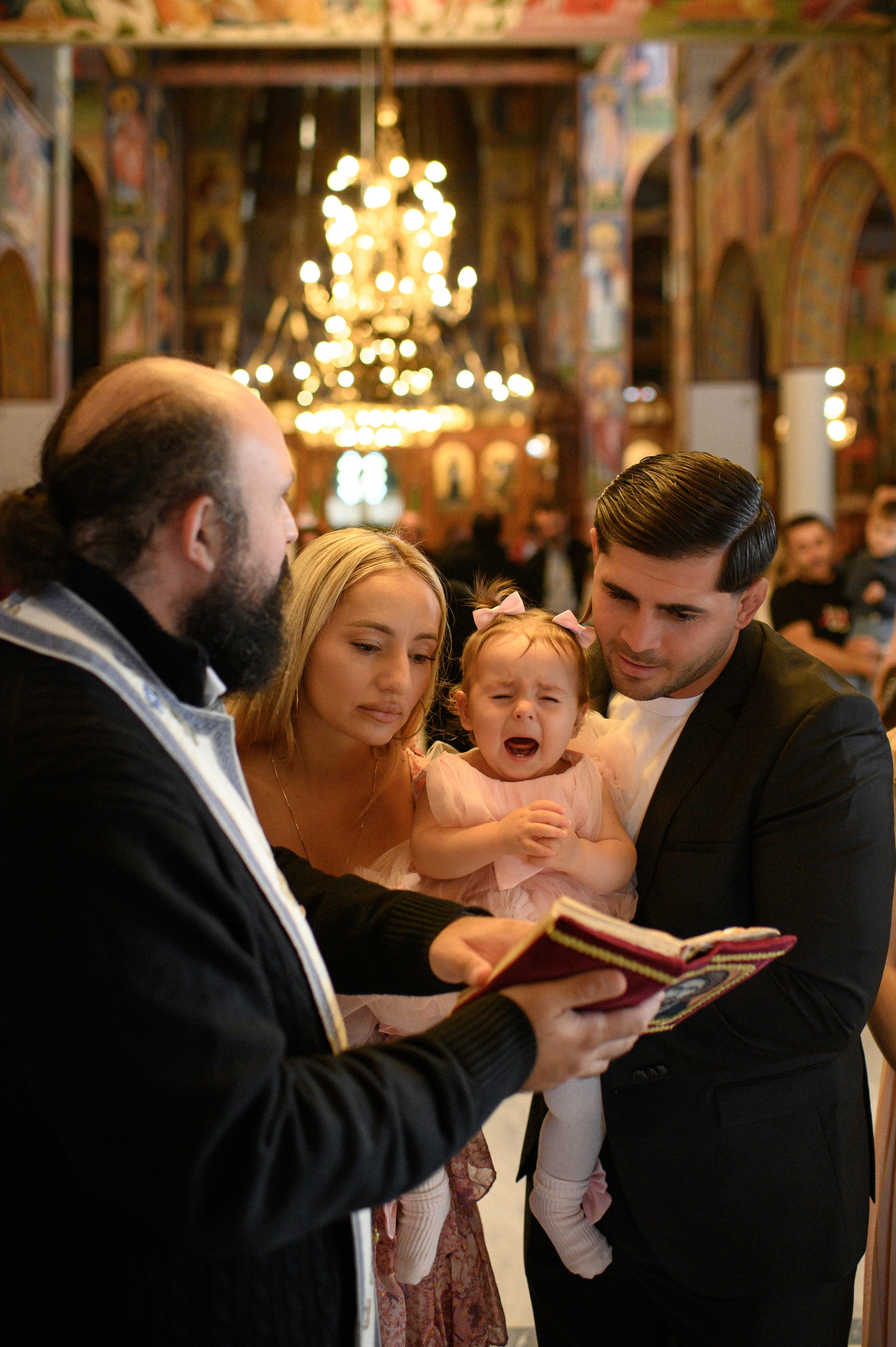 Baptism Aleksandra-Olivia. Family, children, portrait, and event photography in Thessaloniki