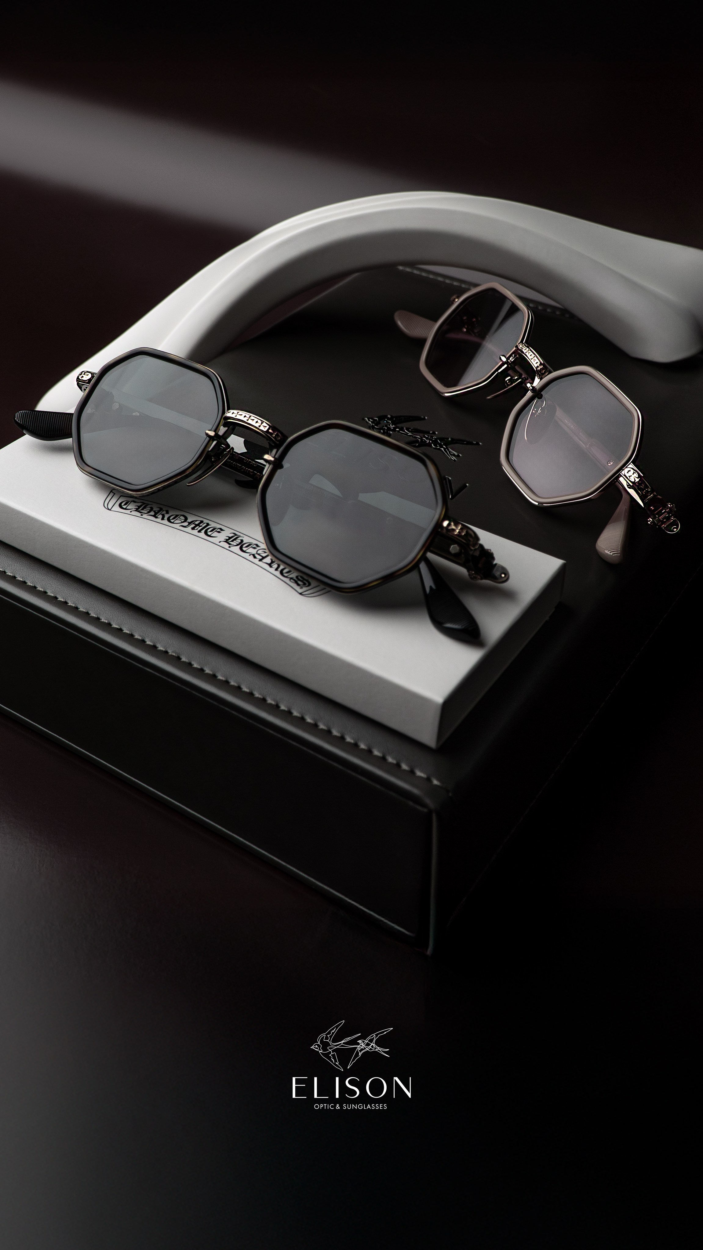 Fashion glasses. Ellstudio film production