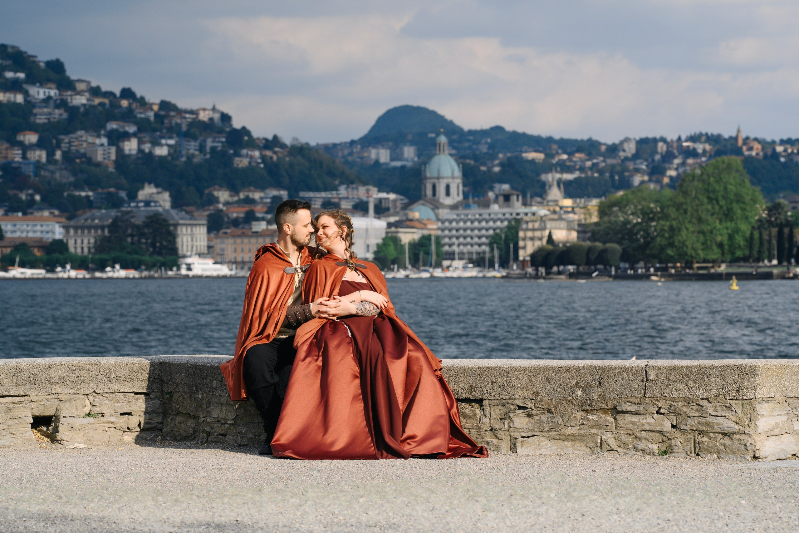 Medieval Love Story. Wedding Photographer Lake Como Ferrari Media Production