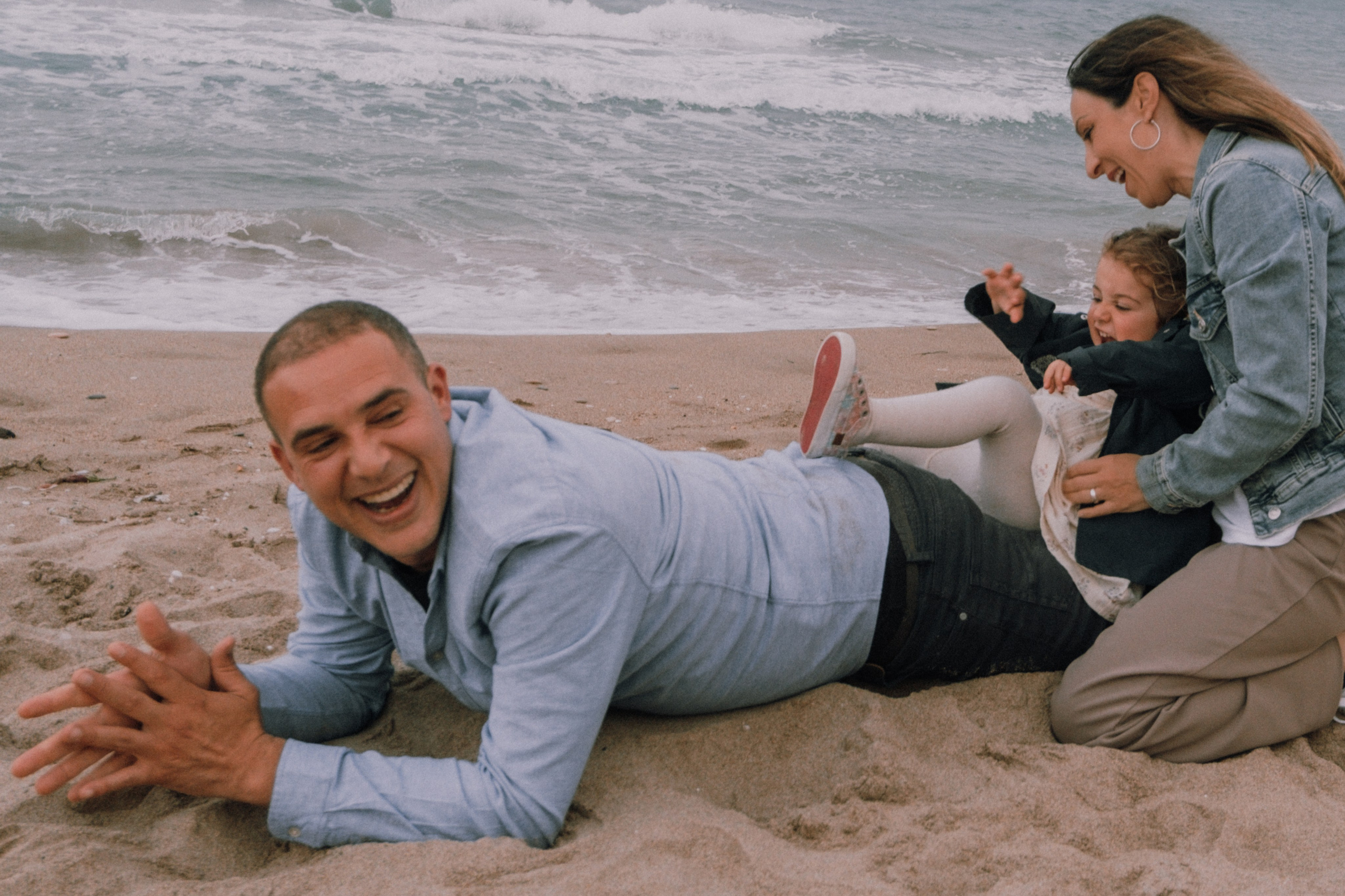 Семейная фотосессия на пляже. Профессиональная фотосъемка в Калафелле — Елена Медведева
