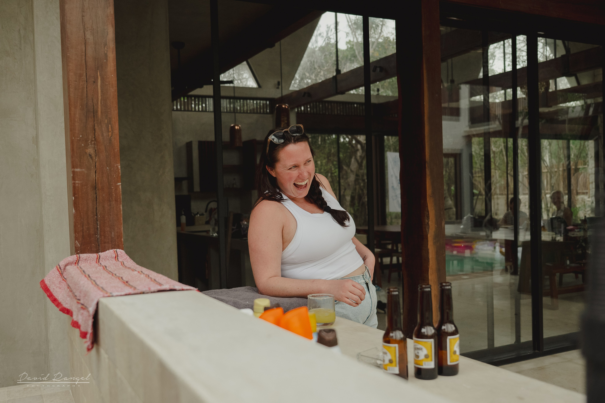 Save the date in Tulum. Destination wedding photographer based in Cancun and Riviera Maya with service worldwide