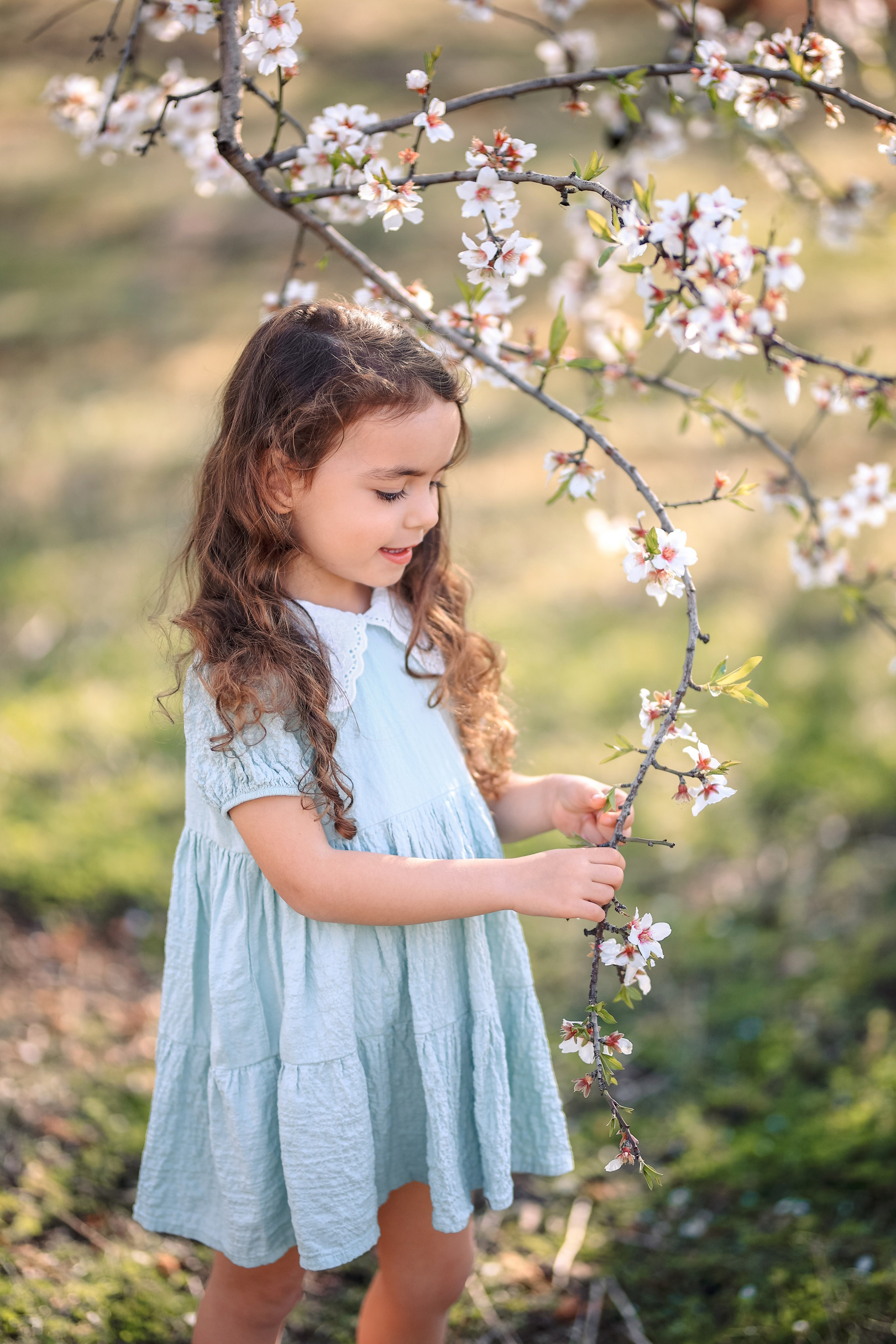 Фотосессия в цветущем миндале. Фотограф в Турции, Анталии, Кемере, Белеке, Сиде, Каше, Калкане, Фетхие