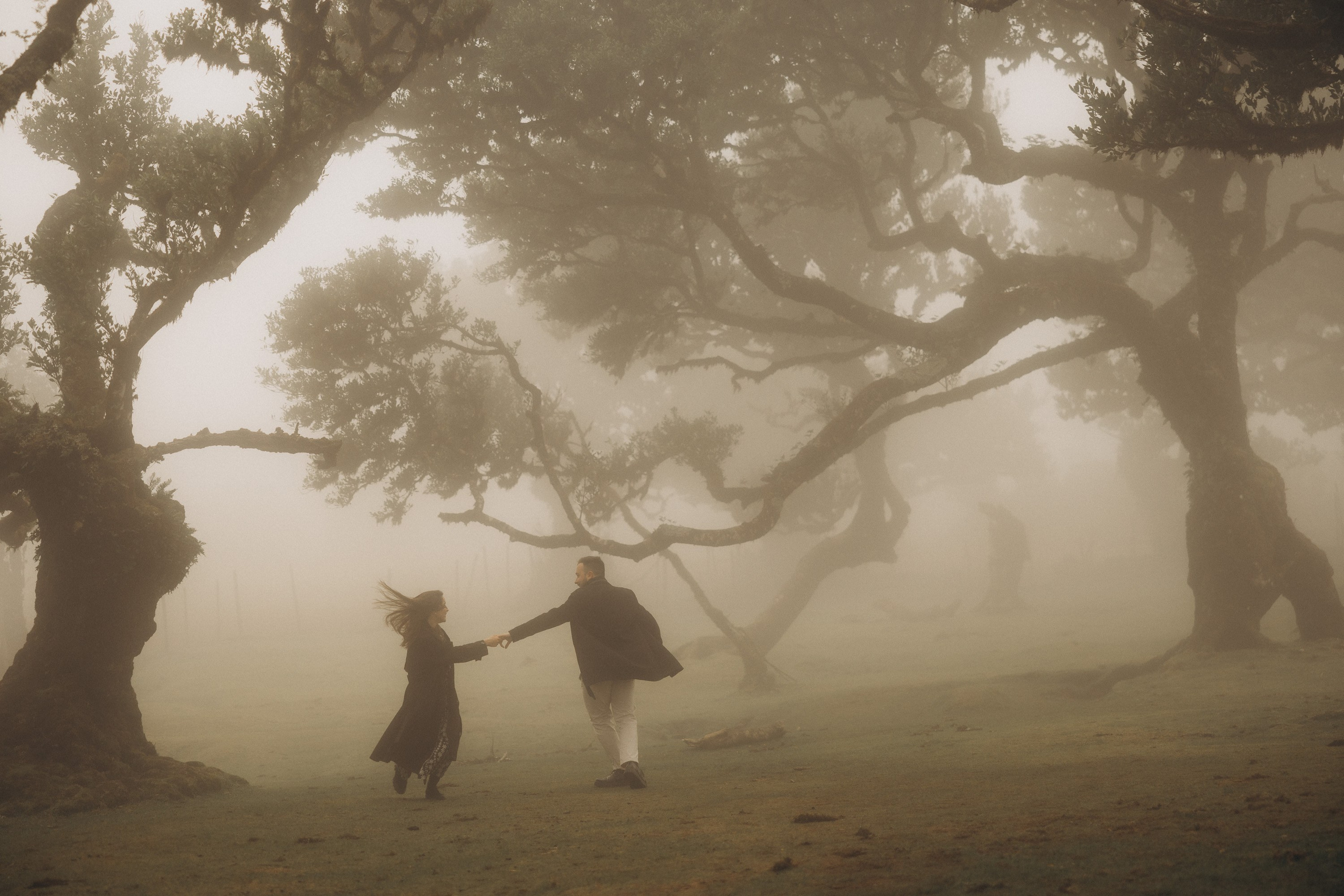 Couple photoshoot in Fanal Forest