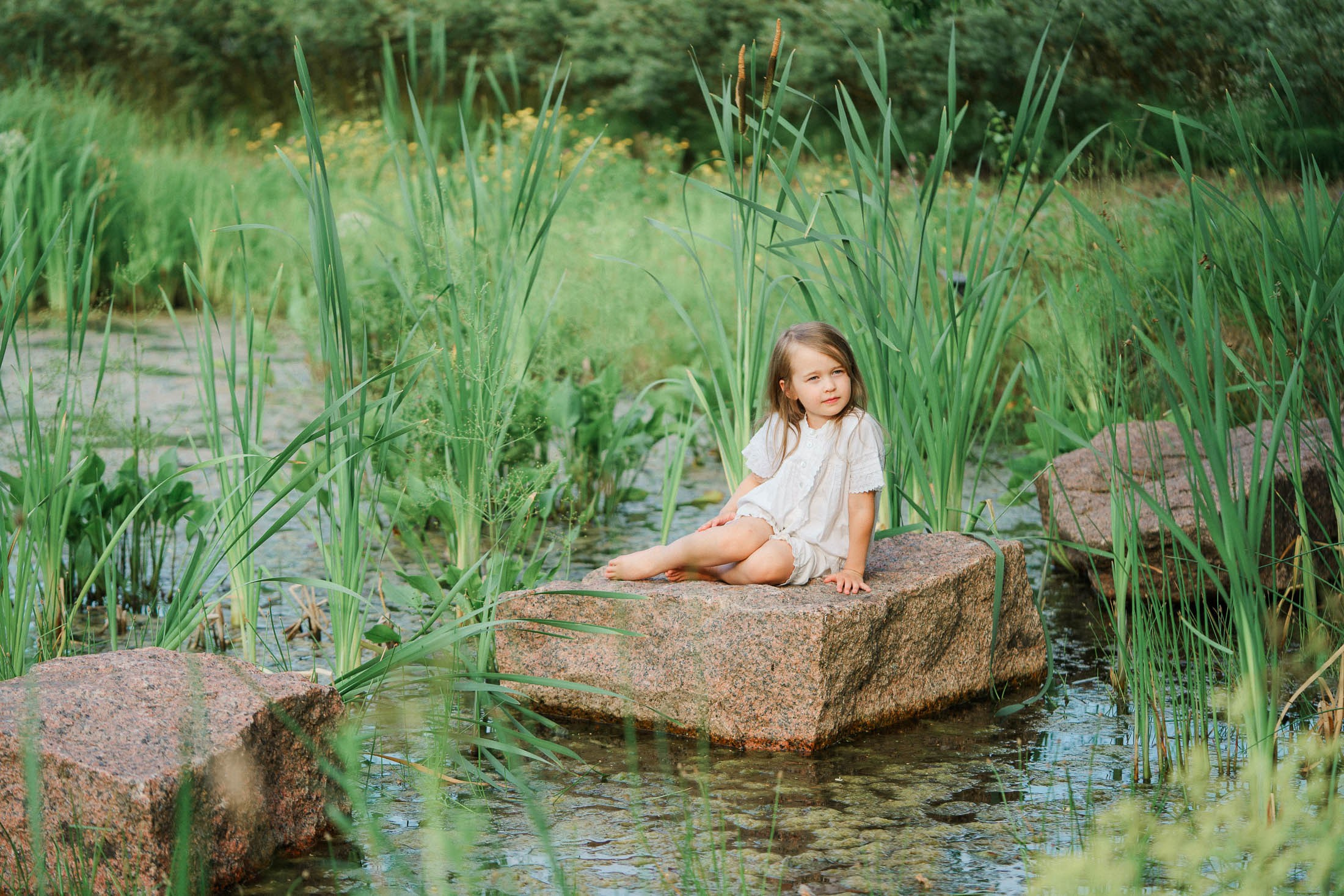 5-vuotiskuvaus puistossa